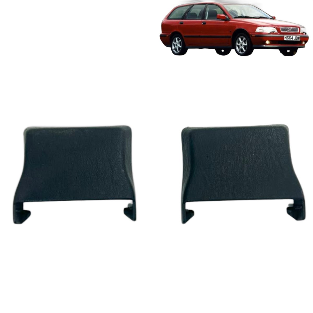 Kit 2 Capas Acabamento Banco Volvo V40 Perua 1998 Original