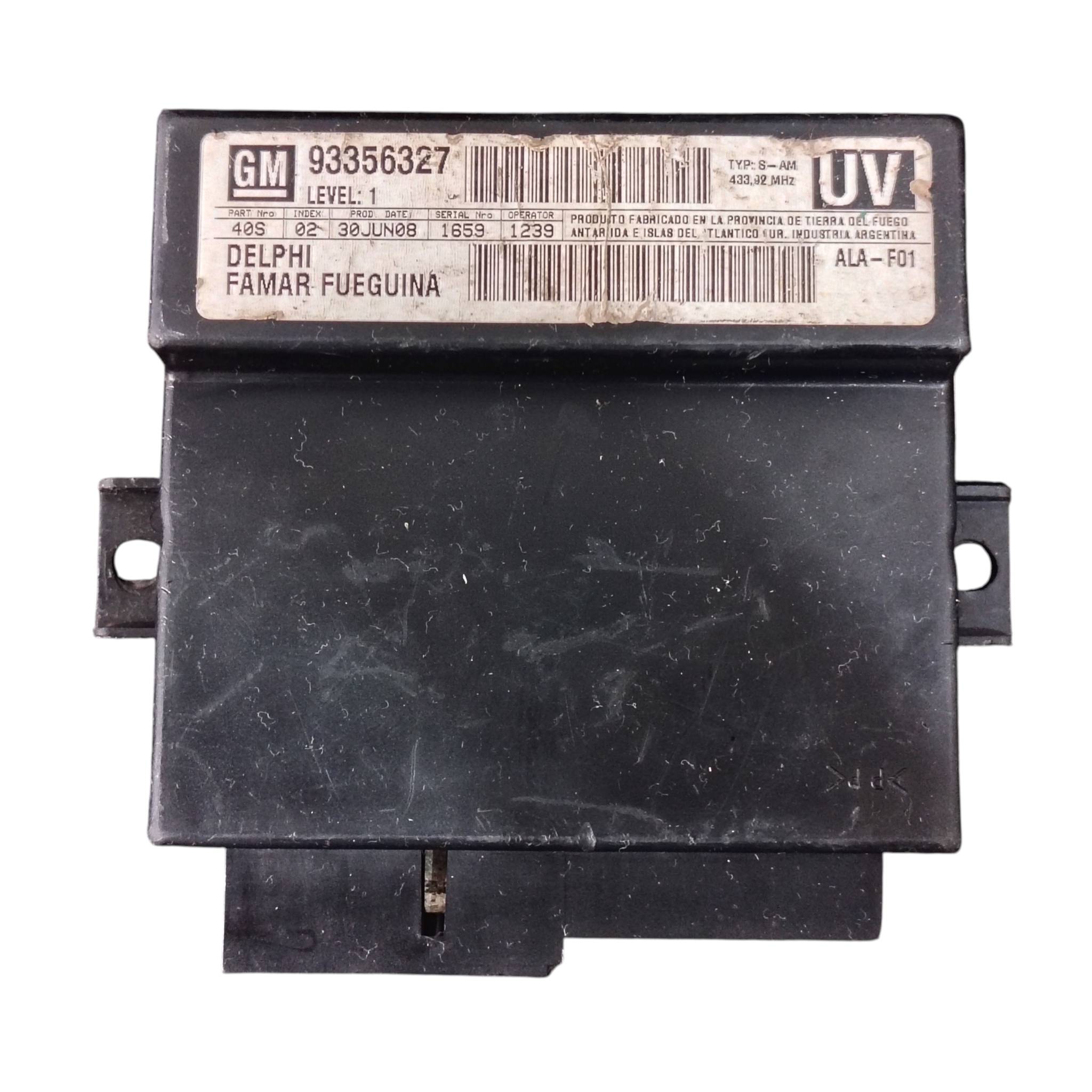 MODULO ALARME CONFORTO GM S10 BLAZER 2001 A 2011 93356327