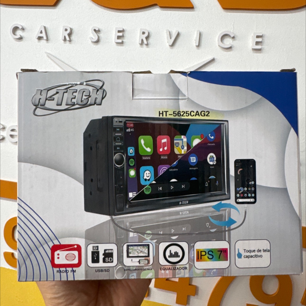 Multimídia 7 Polegada H-tech