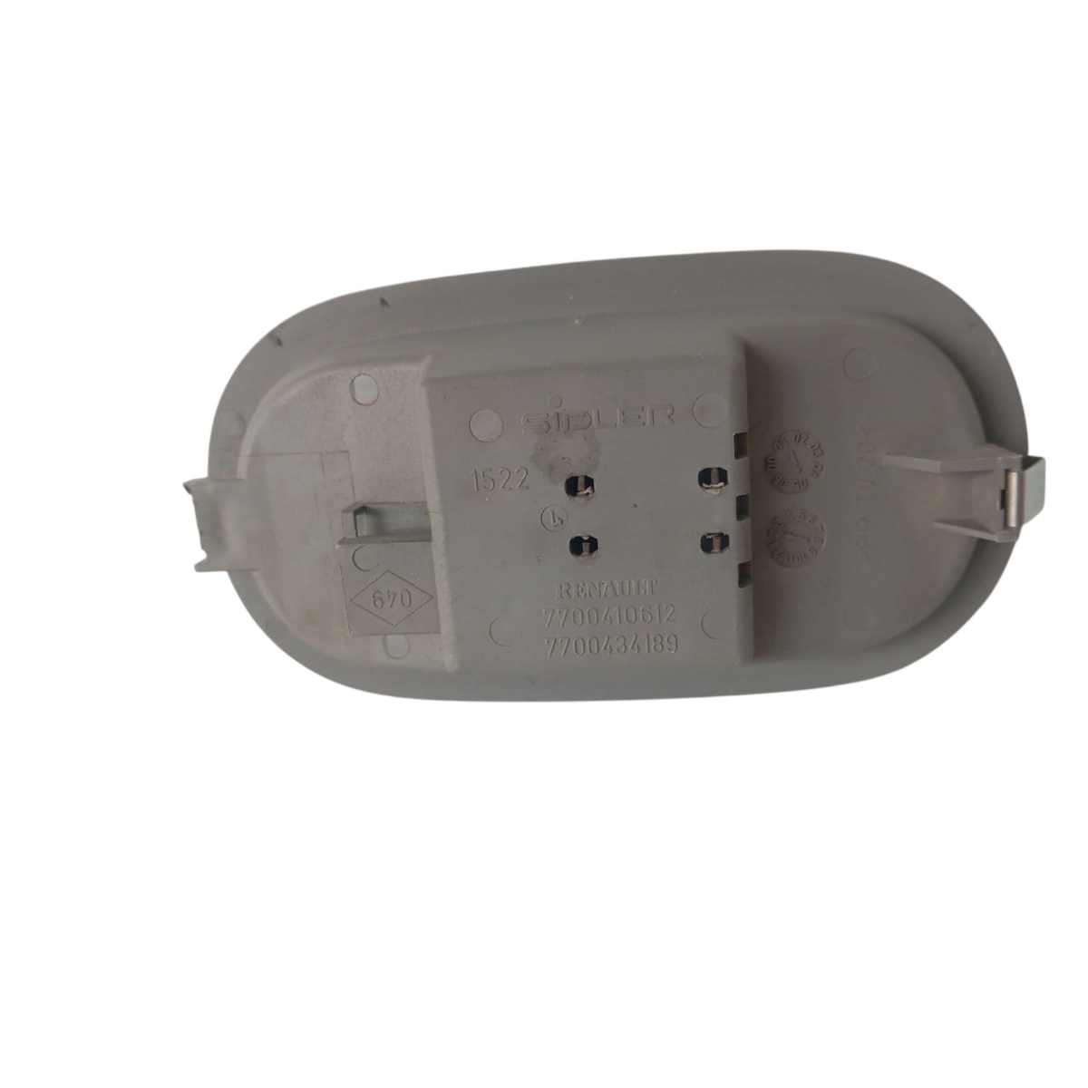 Luz Teto Cortesia Original Renault Clio 2000 A 2012