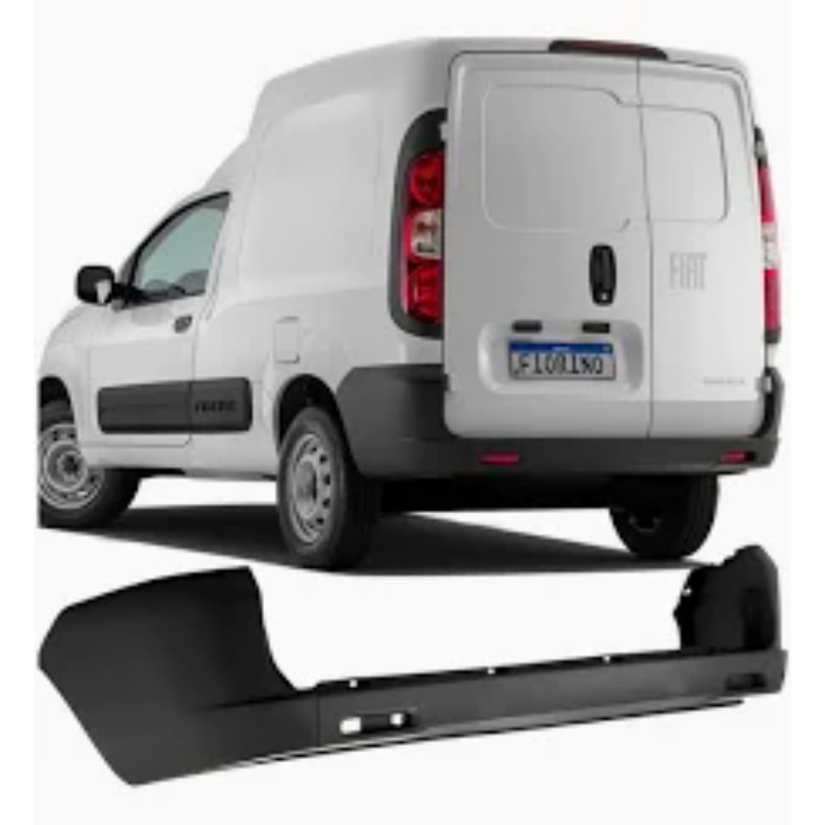 Parachoque Traseiro Fiat Fiorino 2022 2025