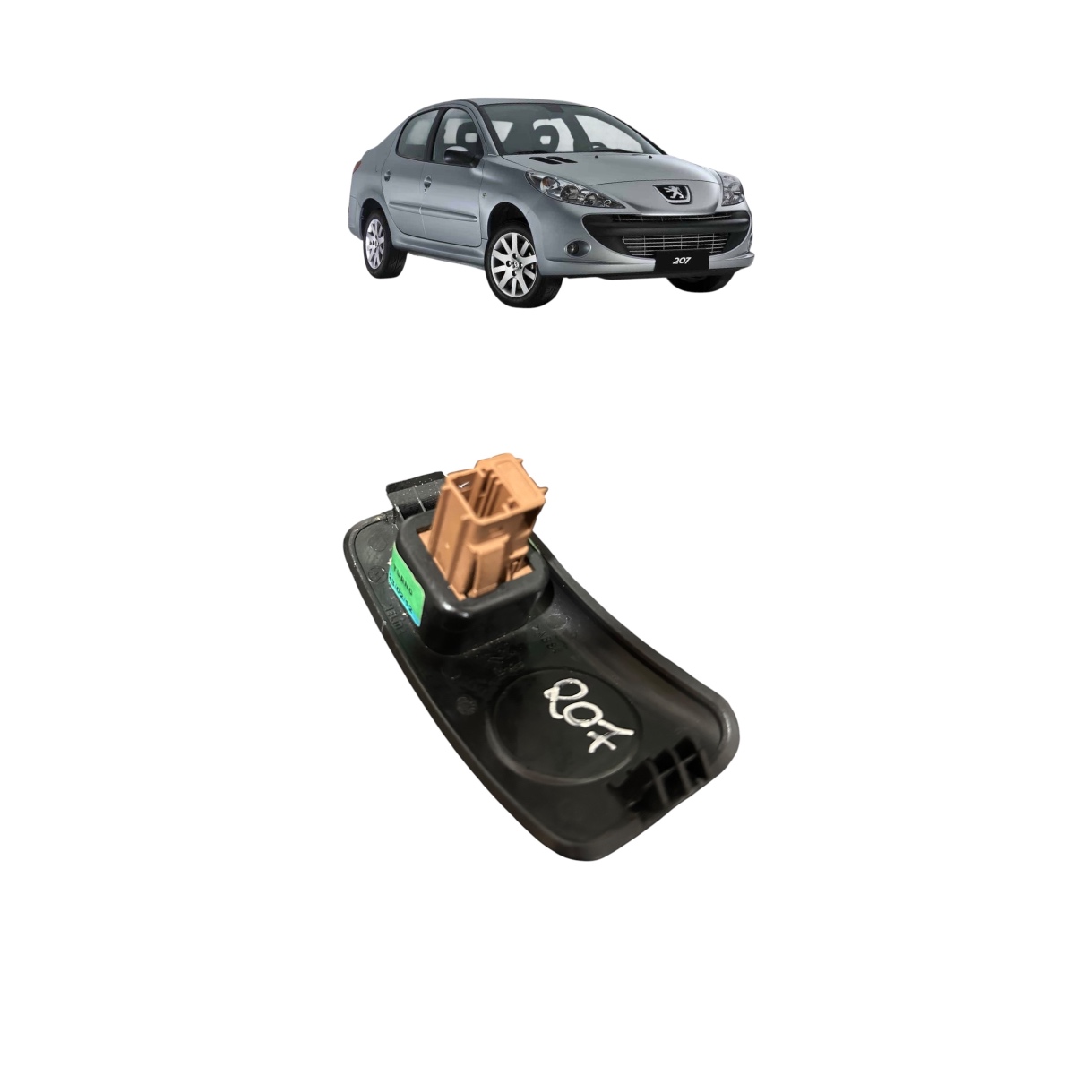 Botão Trava Destrava Peugeot 207 206 2005 A 2013 - Imagem 5