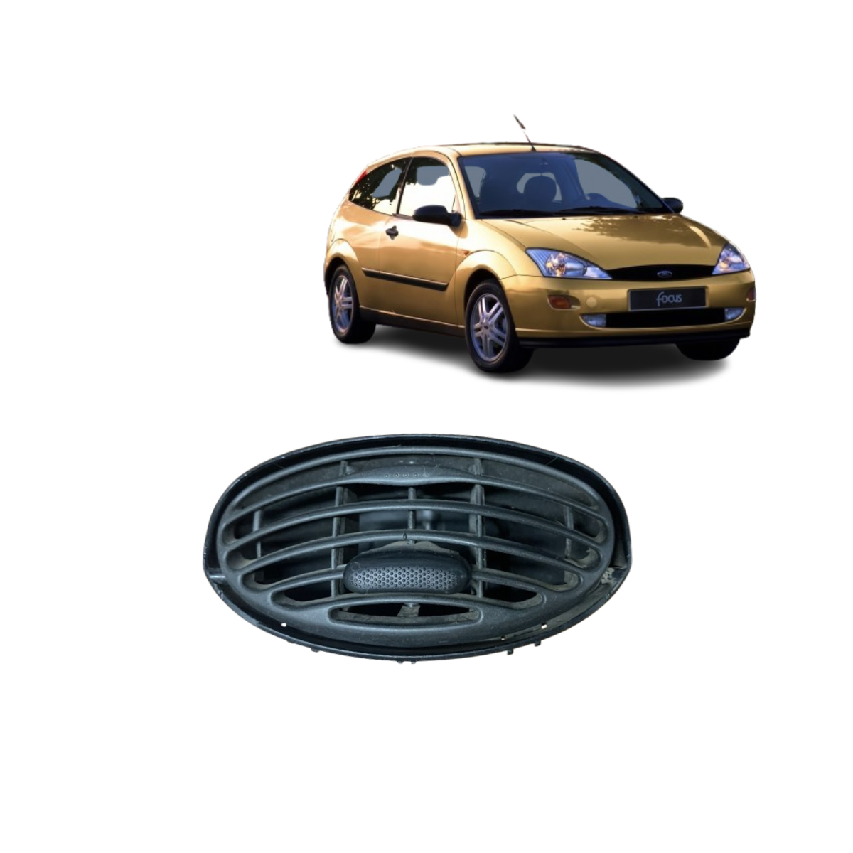 Difusor Ar Lateral Ford Focus Hatch Sedan 2001/2008