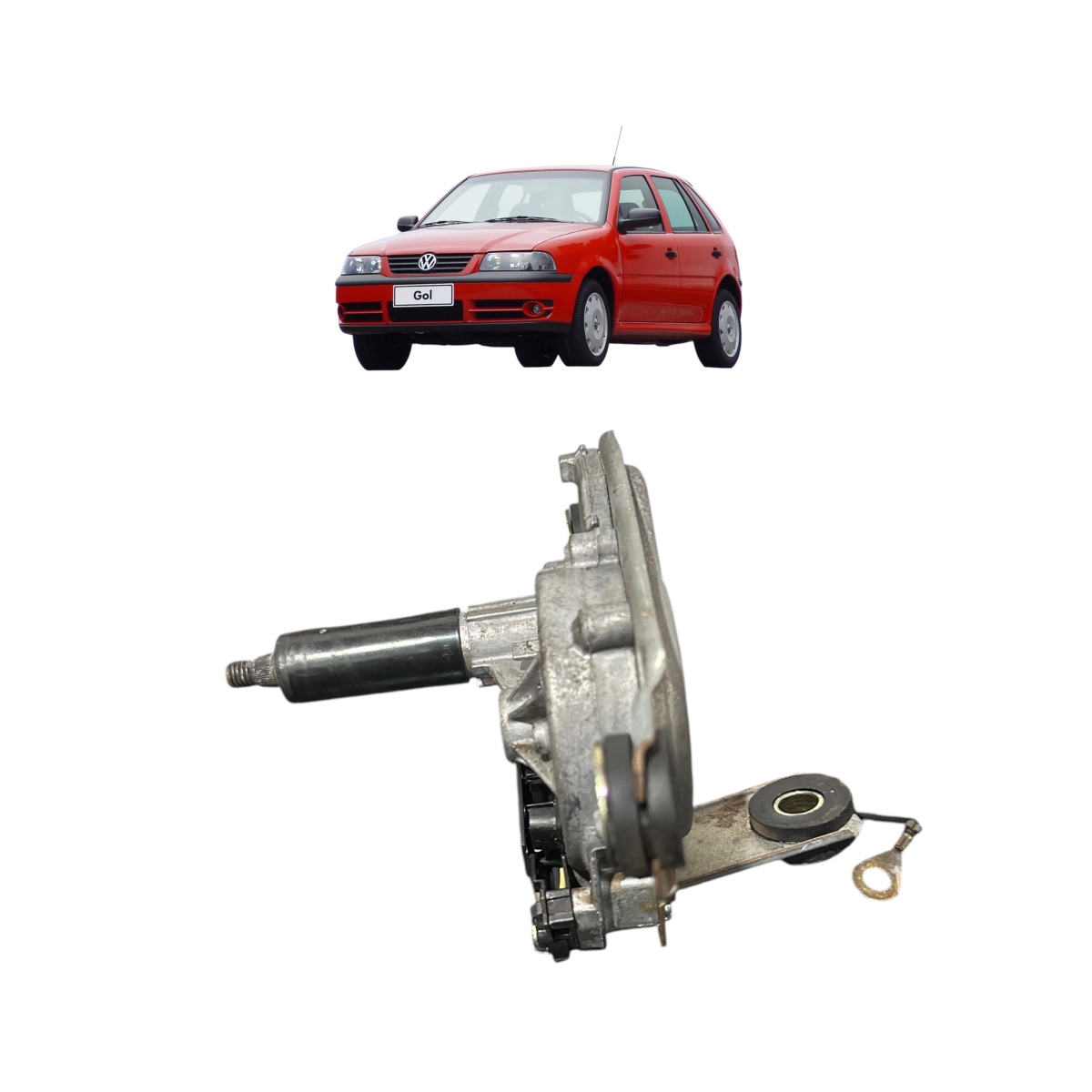 Motor Limpador traseiro Gol G3 1999 a 2005 Original - Imagem 5