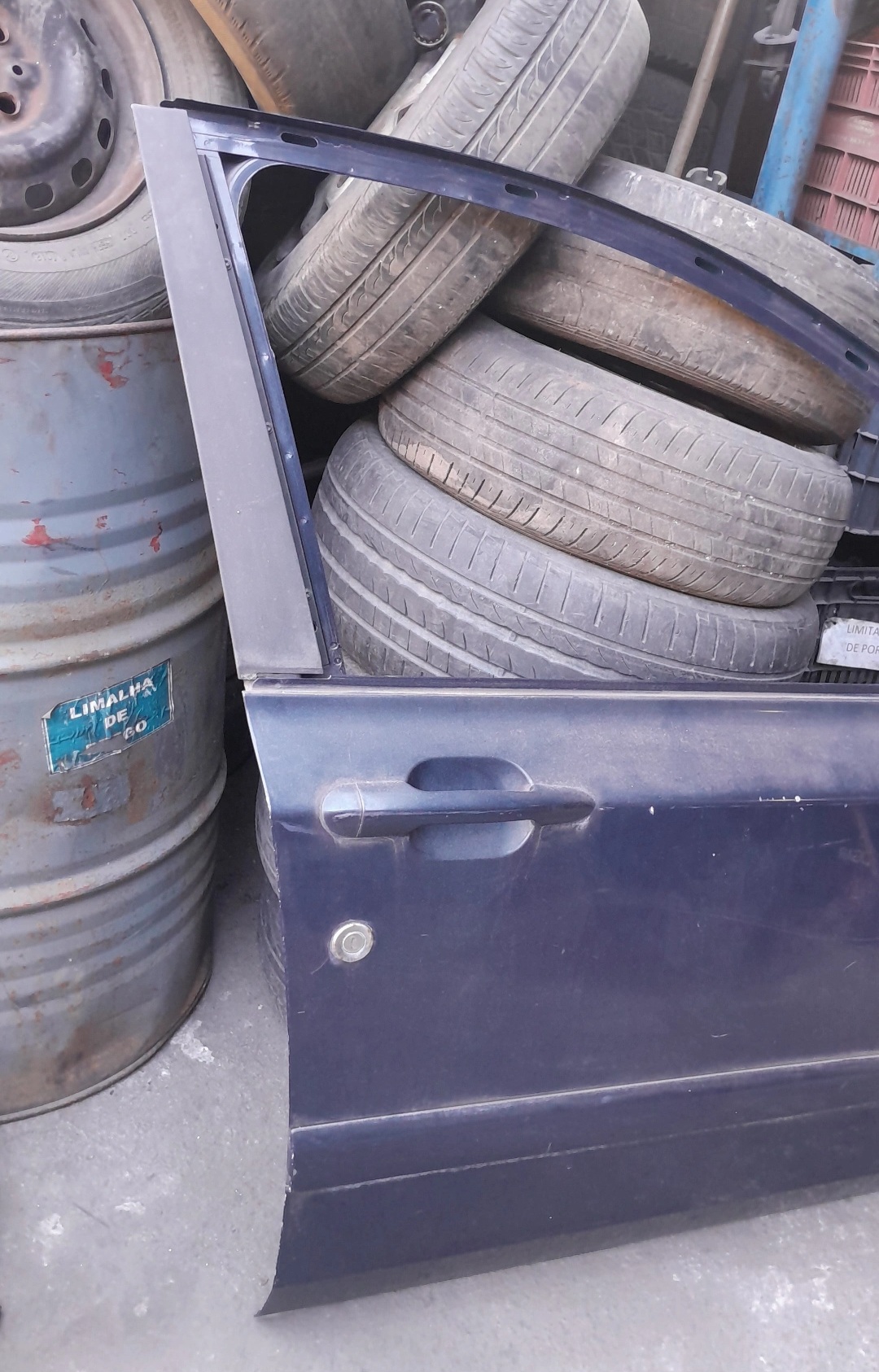 PORTA DIANTEIRA STILO 2004/2014 LADO DIREITO (AZUL) - Imagem 2