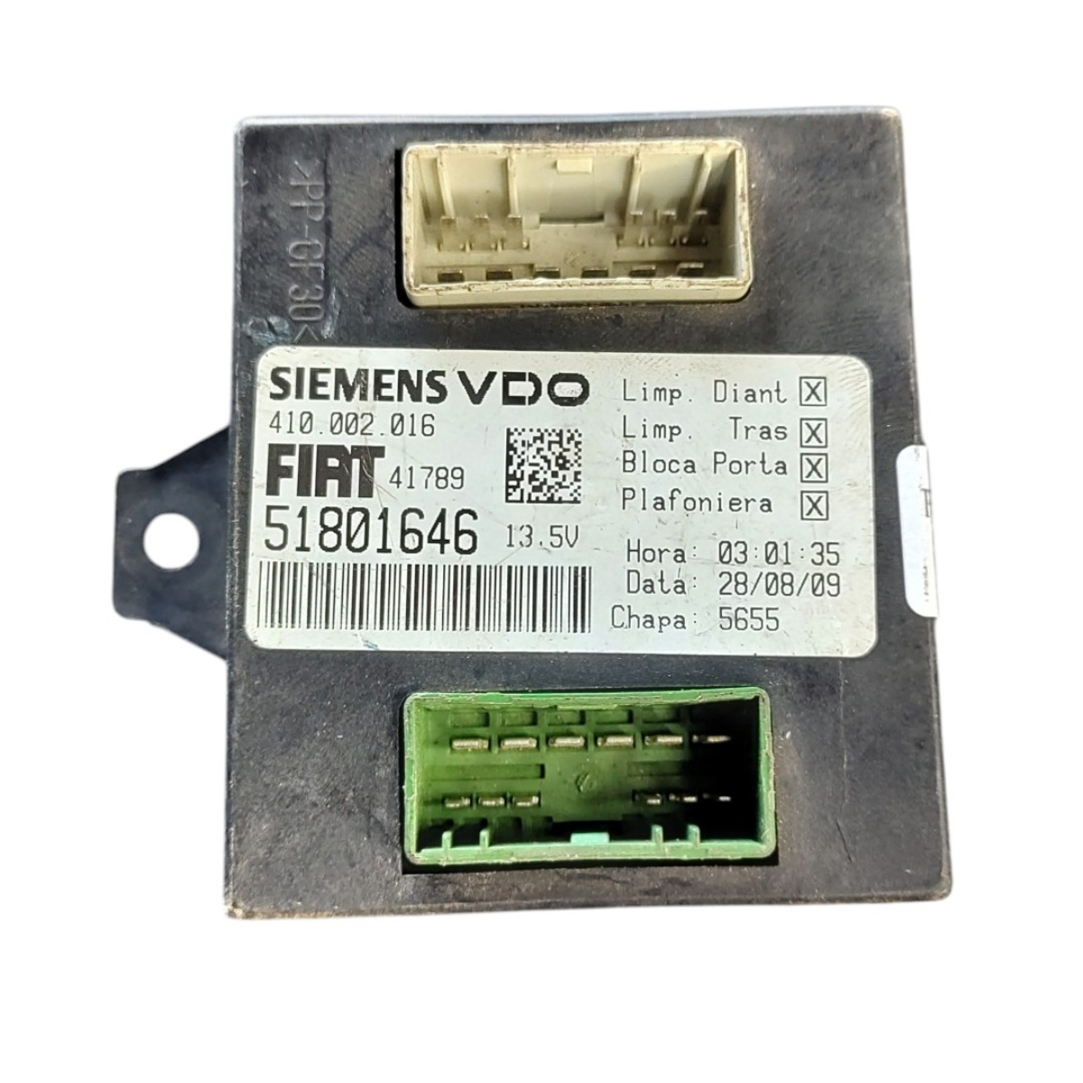 Módulo Limpador Fiat Palio Siena Strada 07/13 51801646
