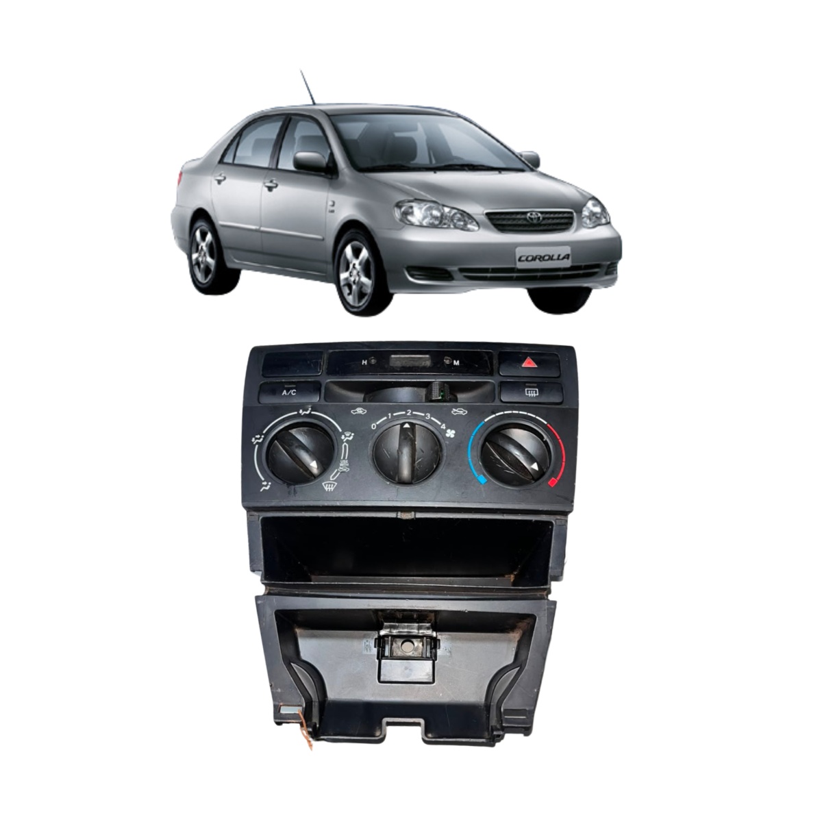 Comando Ar Completo Toyota Corolla 2005-2007 Original Usado - Imagem 1