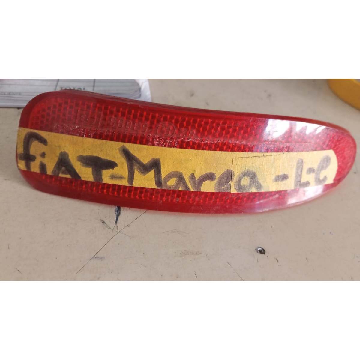 Lanterna Refletiva Fiat Marea Esquerda Original 46425297 Vermelho