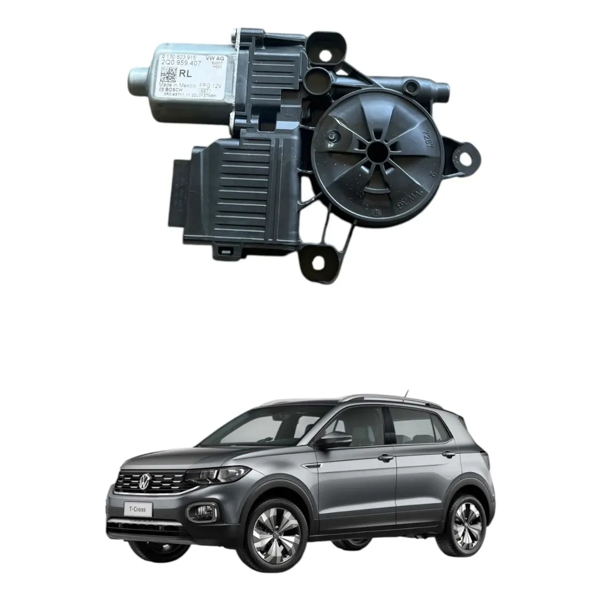Motor Vidro Porta Traseiro Esquerdo Polo 2020