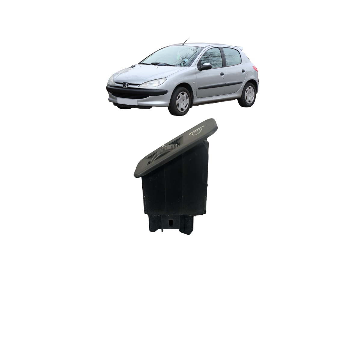 Botão Regulagem Altura Do Farol Peugeot 206 1.4 206 2008 - Imagem 5