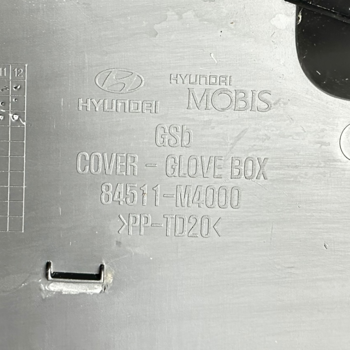 Tampa Porta Luvas Hyundai Creta 2017/2019 Original - Imagem 3