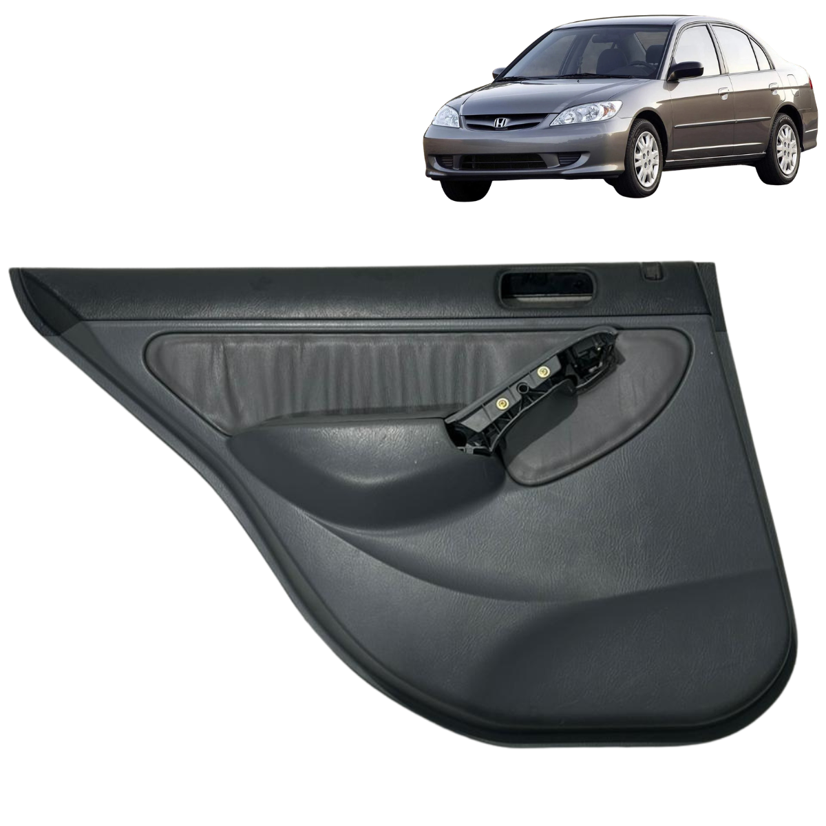 Forro De Porta Traseira Esquerda Honda Civic 2004 Original