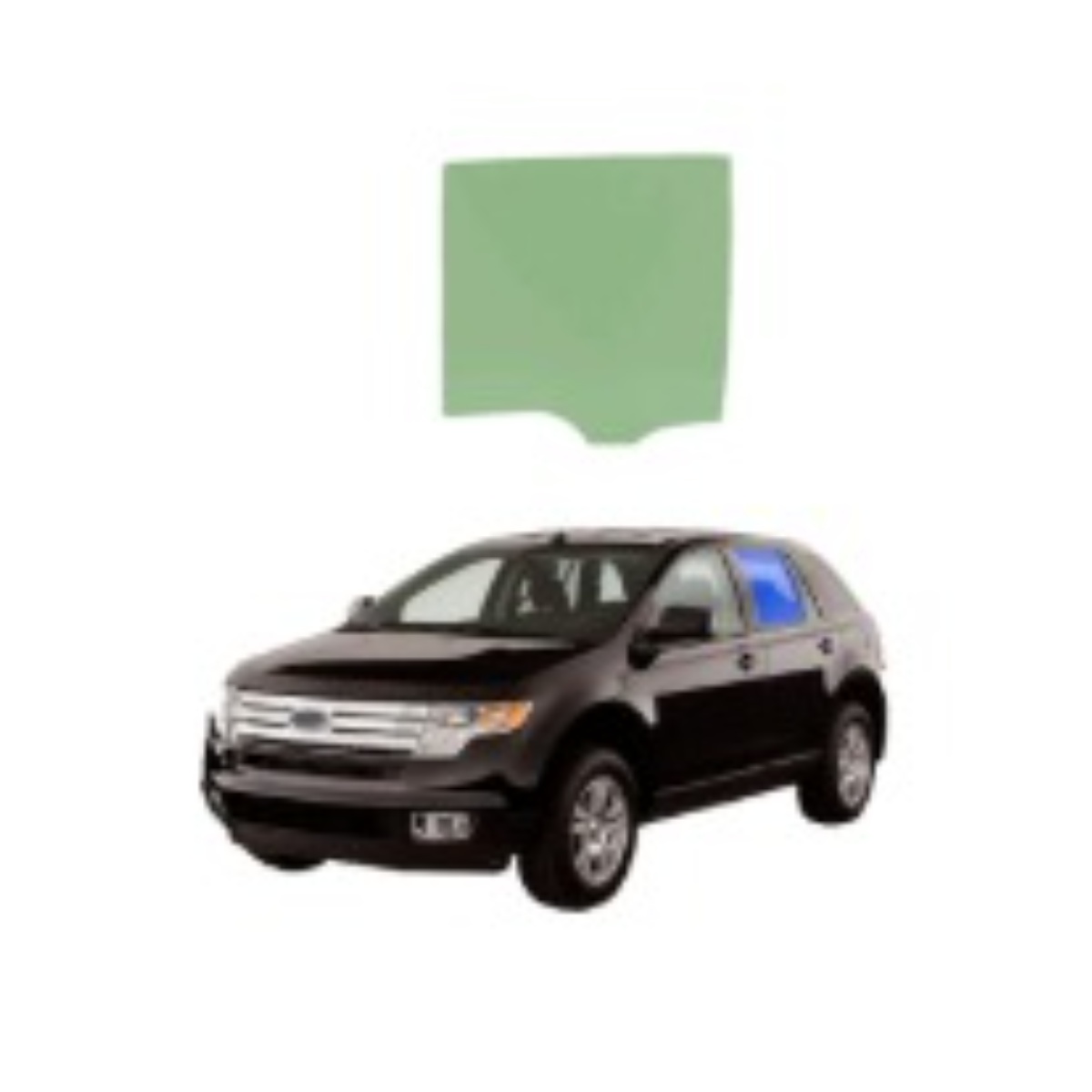 Vidro Porta Traseira Esquerda Ford Edge 2007 A 2014