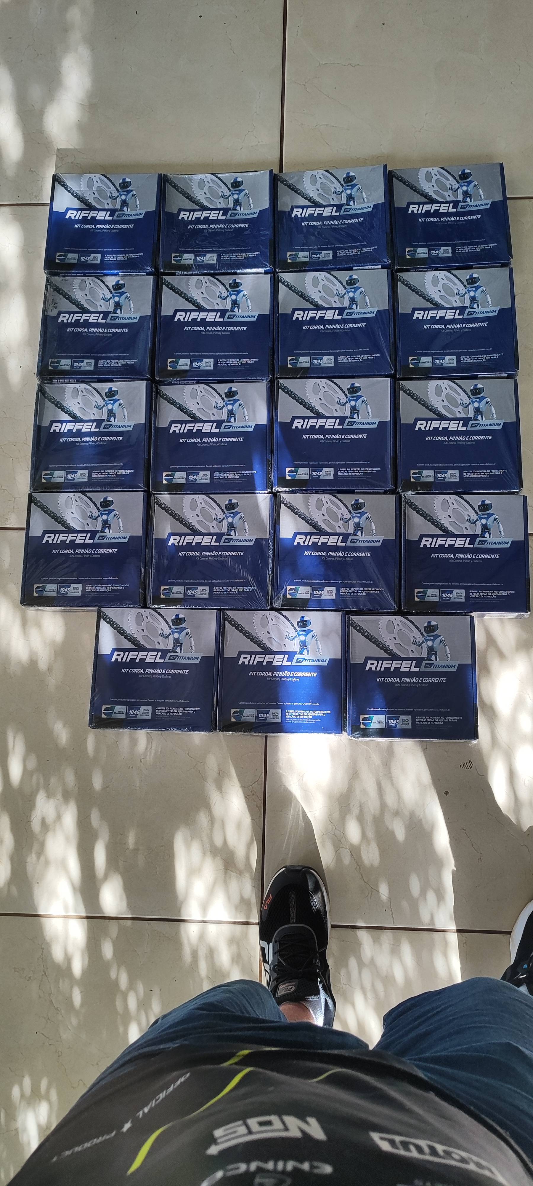 KIT RELAÇÃO RIFFEL HONDA 160