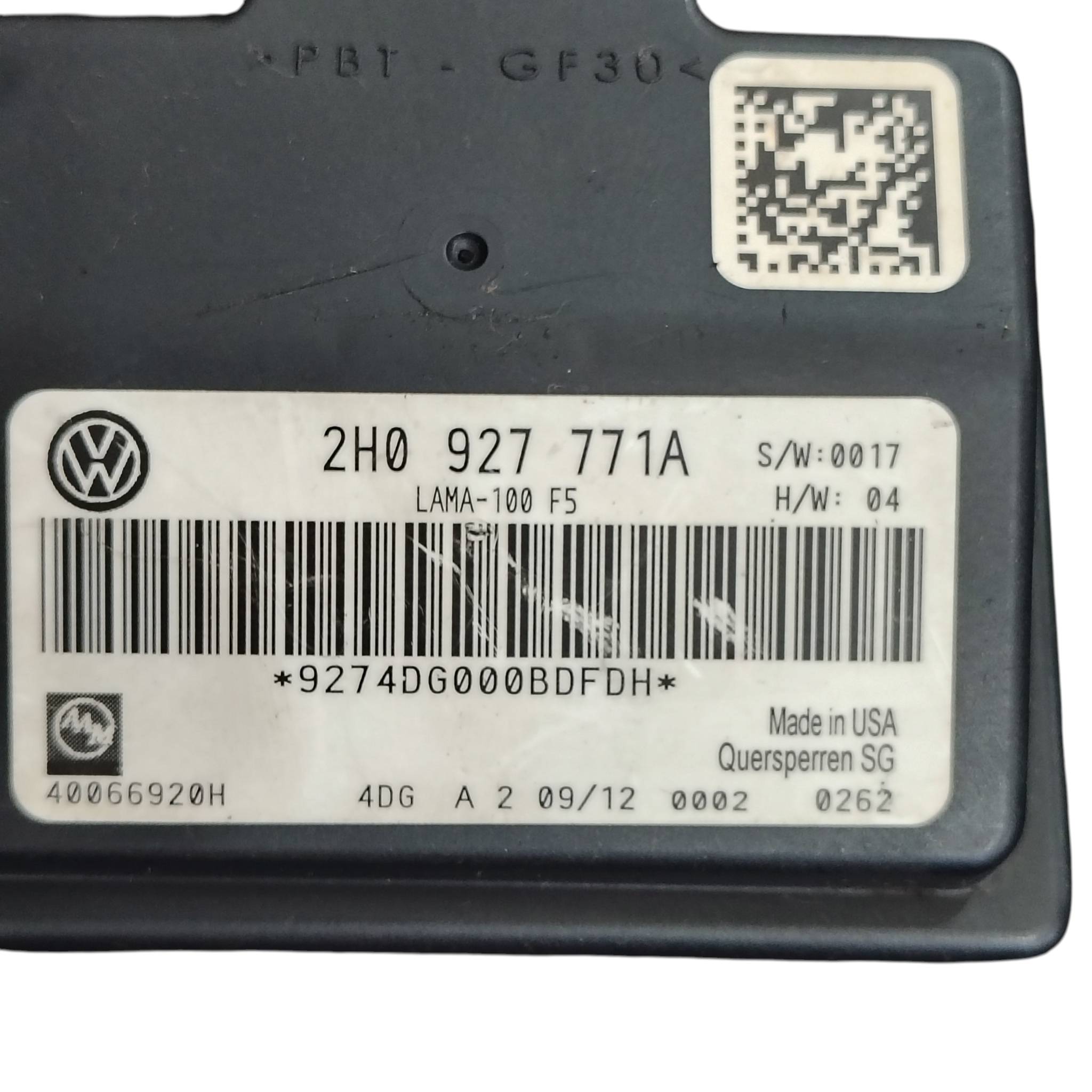 MÓDULO BLOQUEIO DIFERENCIAL VW AMAROK 2H0927771A ORIGINAL - Imagem 4