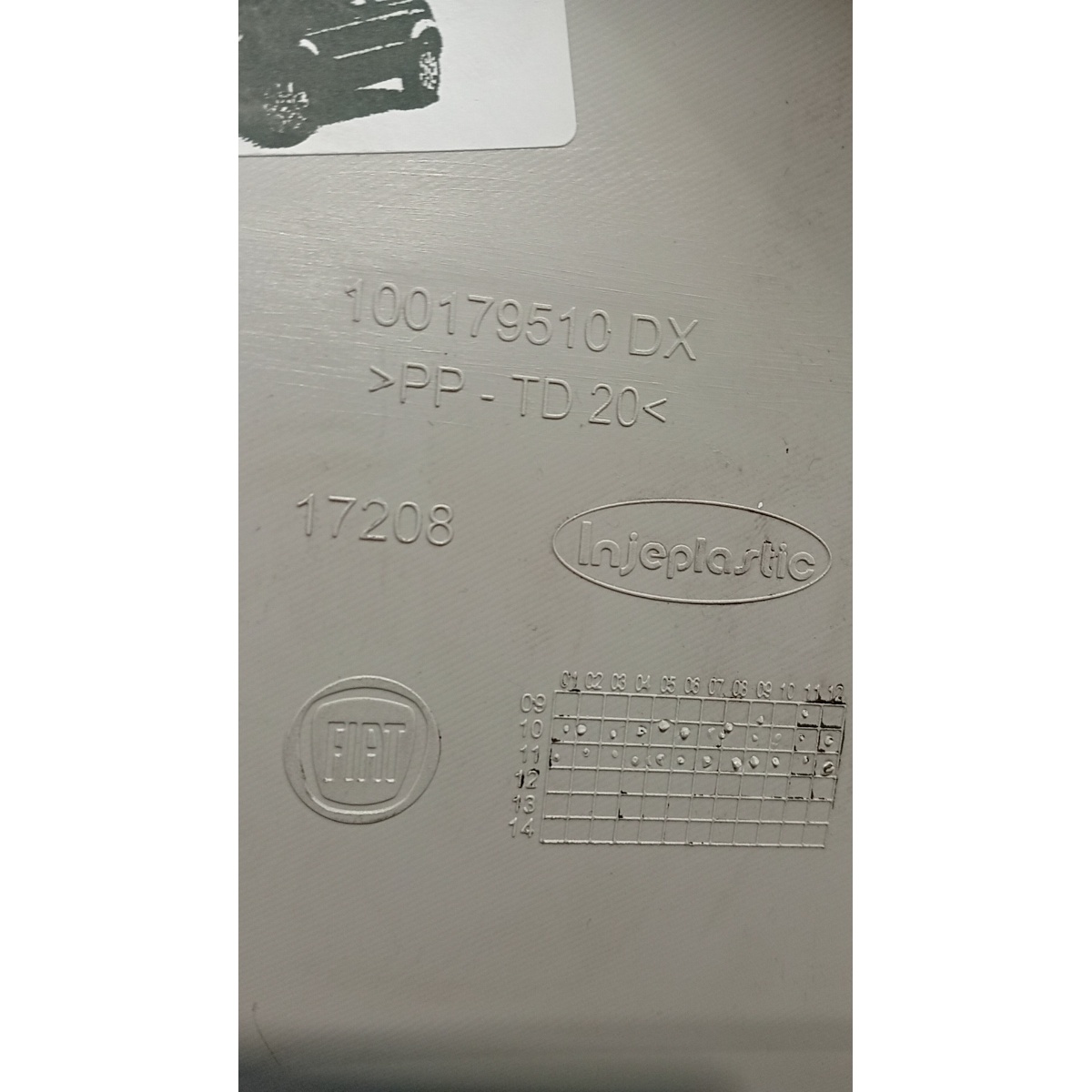 Acabamento Coluna Parabrisa Direito Fiat Uno - Imagem 3