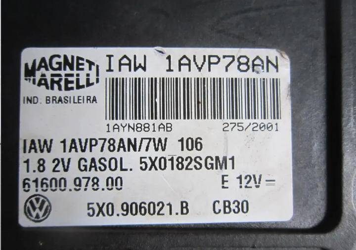 Kit Injeção Eletrônica Motor AP 1.8 - Imagem 7