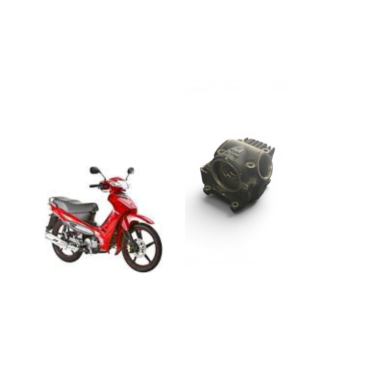 Casco Cabeçote Dafra Zig 100 Usado