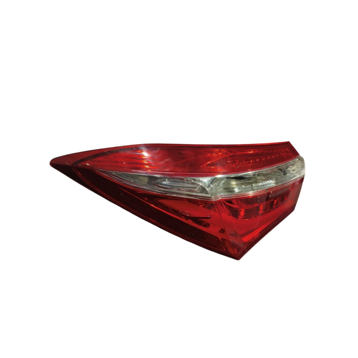 Lanterna Traseira Canto L.e Com Led Corolla 2015/17 Original Esquerdo/motorista Vermelho/transparente