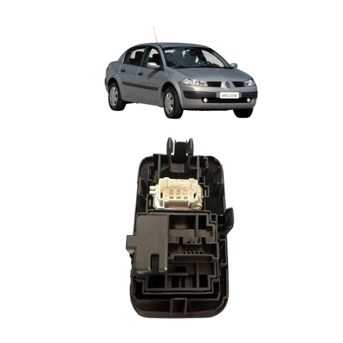 Comando Botão Regulagem De Farol Renault Megane 2008 A 2012 - Imagem 6