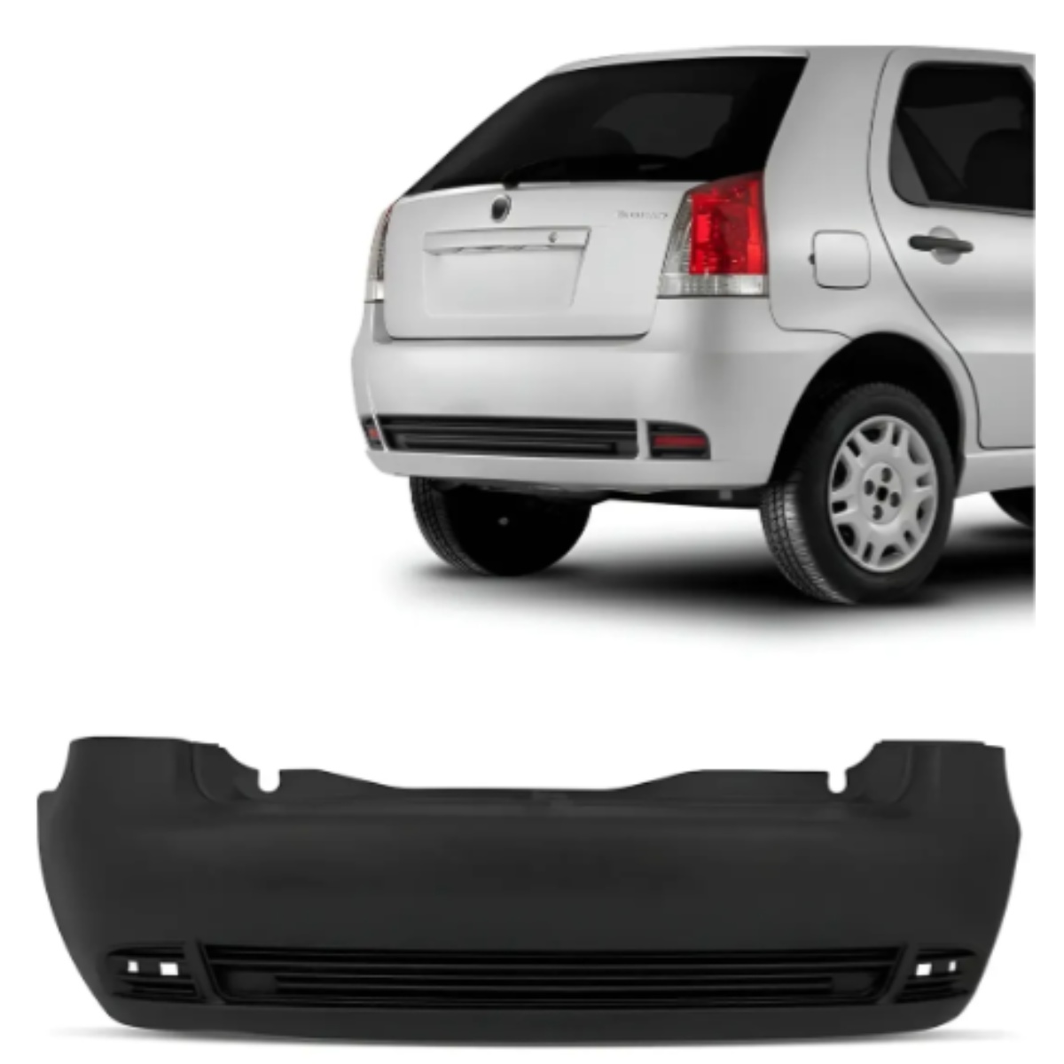 Parachoque Traseiro Palio 2004/2007 - Imagem 1