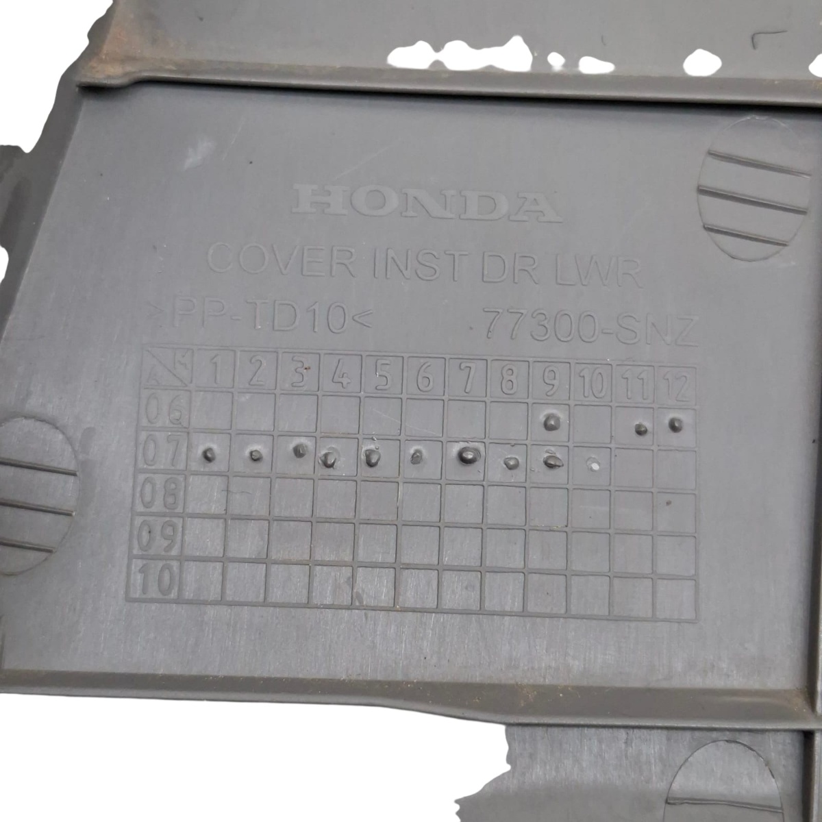 Moldura Inferior Volante Honda Civic 2008 77300Snz - Imagem 4