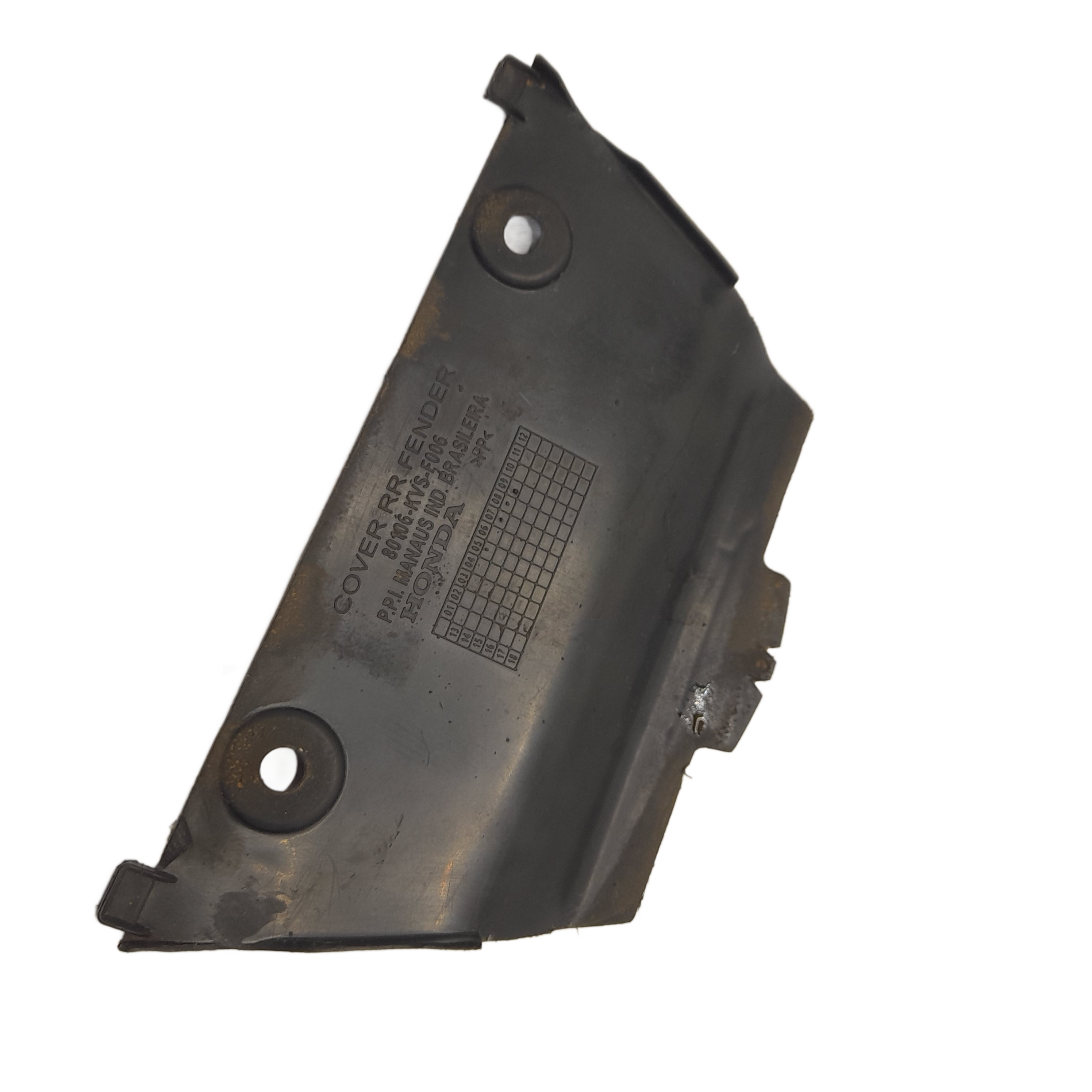 Tampa Paralama Traseiro Fan Start 2014 2024 - Imagem 1