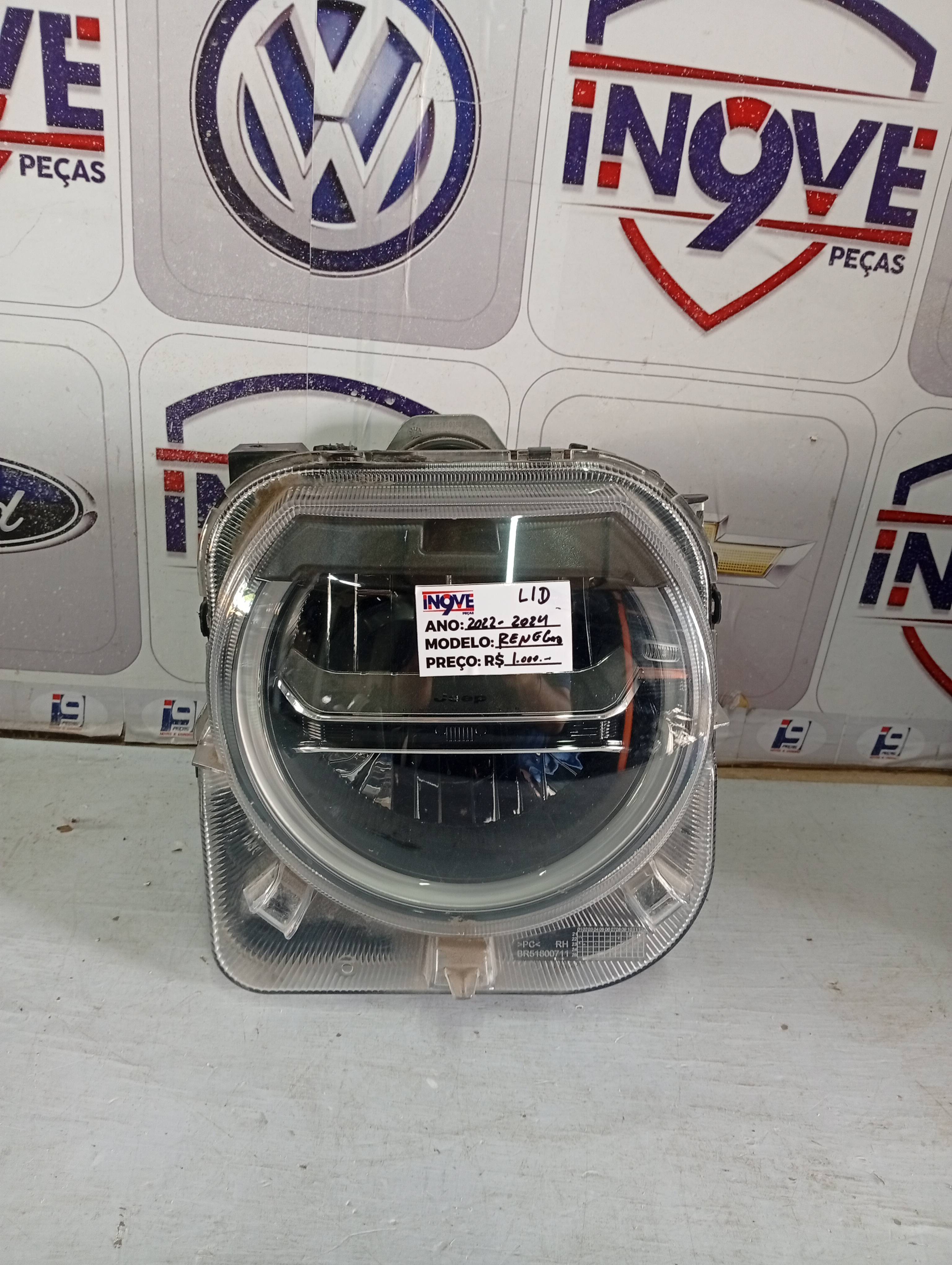 Farol Jeep Renegade Full Led Original 2022 2024