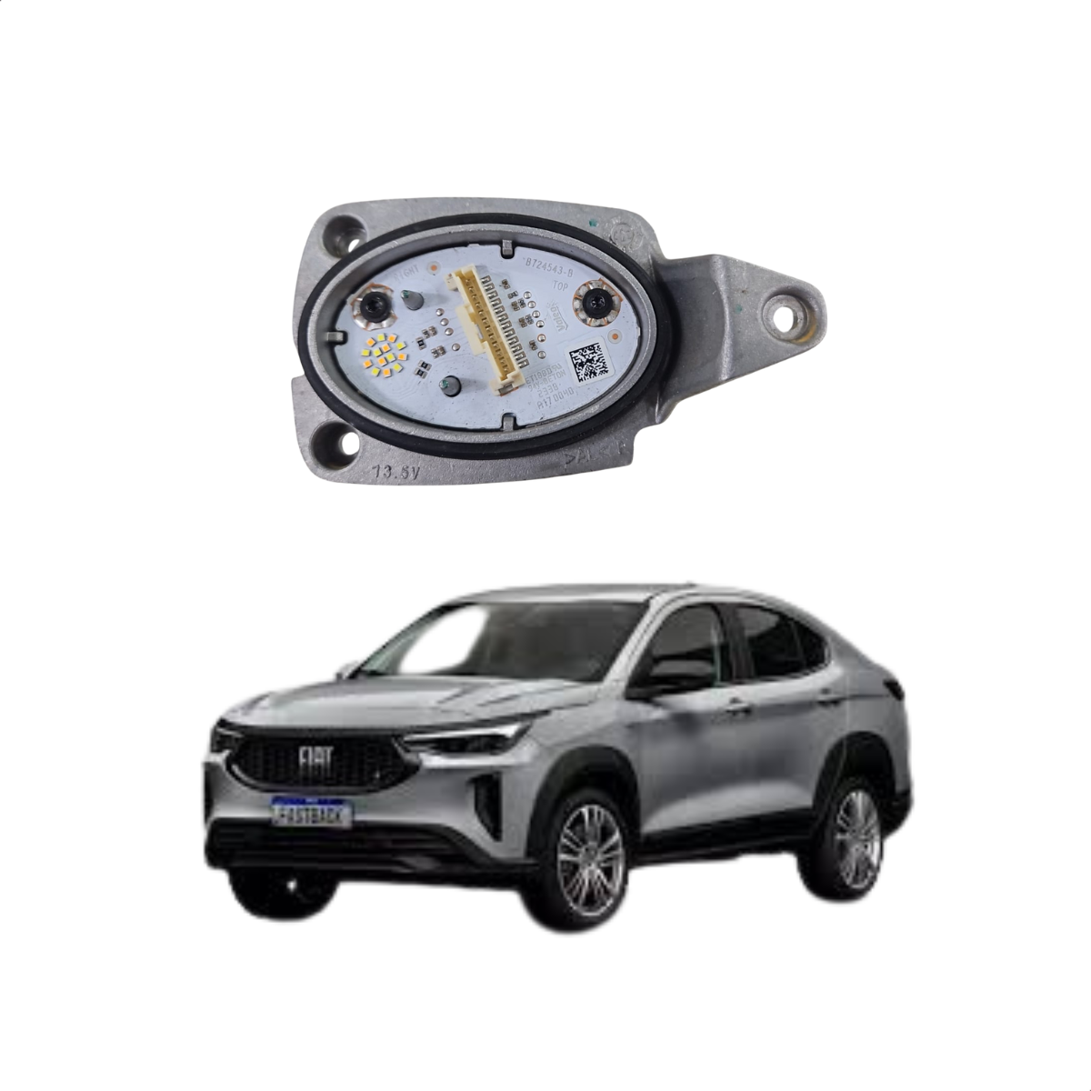 MODULO REATOR FAROL LED DIREITO FASTBACK 2022/2024 IN.