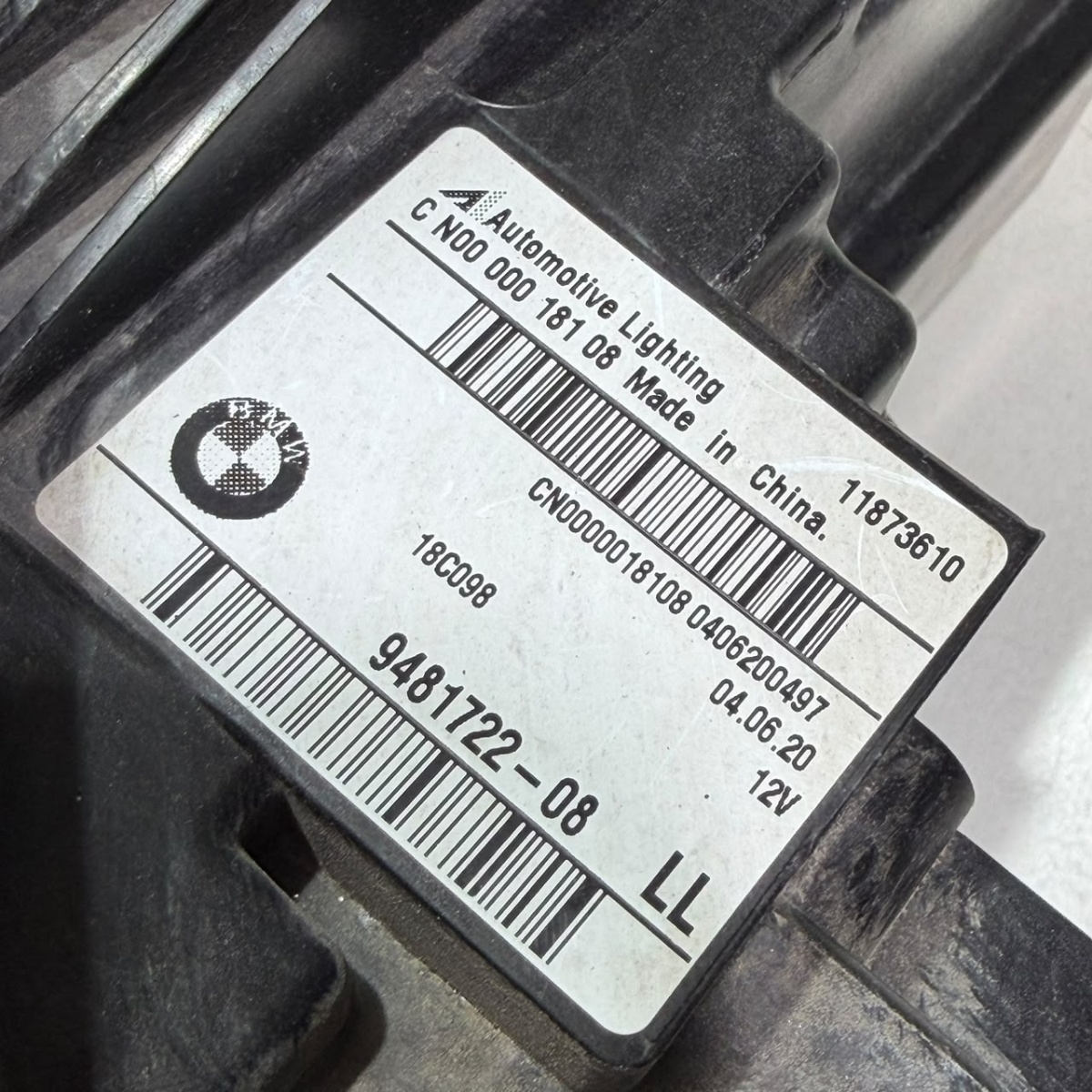 Farol Lado Direito Bmw 320 2019 A 2022 Original 017470274 Direito/passageiro - Imagem 8