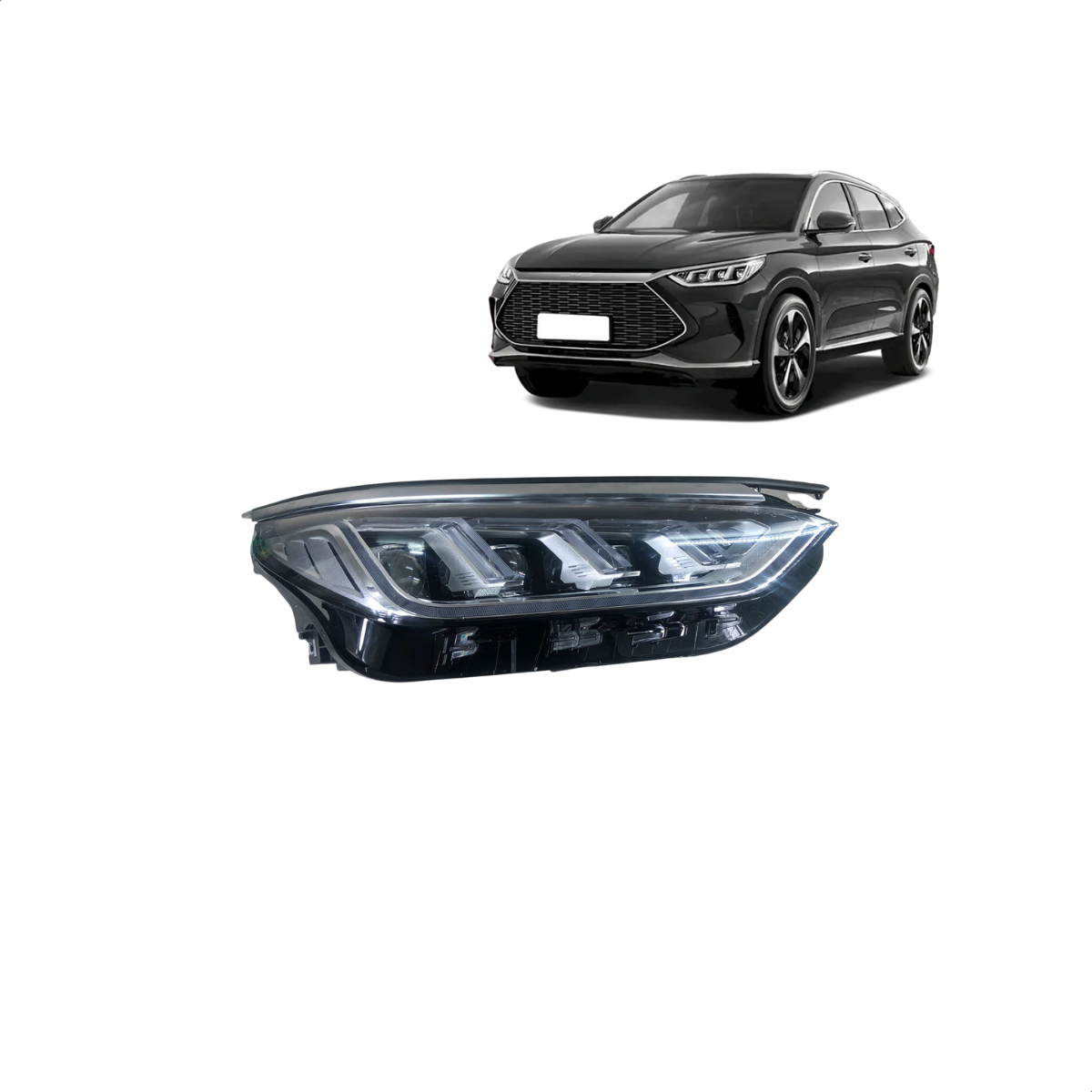 FAROL DIREITO COM LED BYD SONG PLUS 2023/2025 IN.