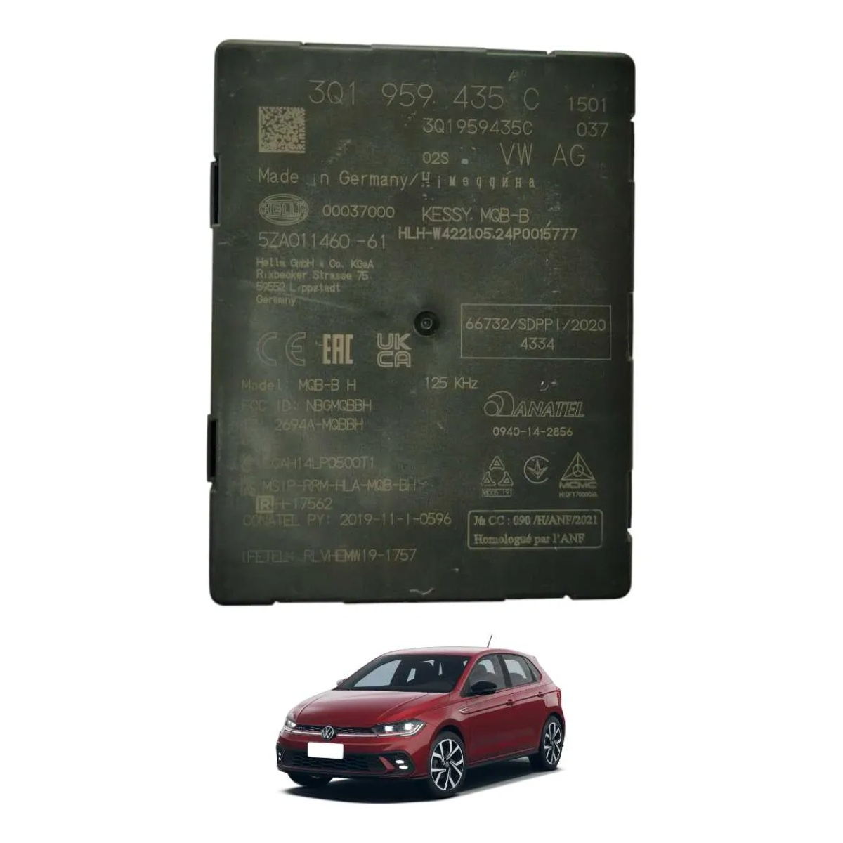 Módulo Keyless Volkswagen Polo Virtus Jetta