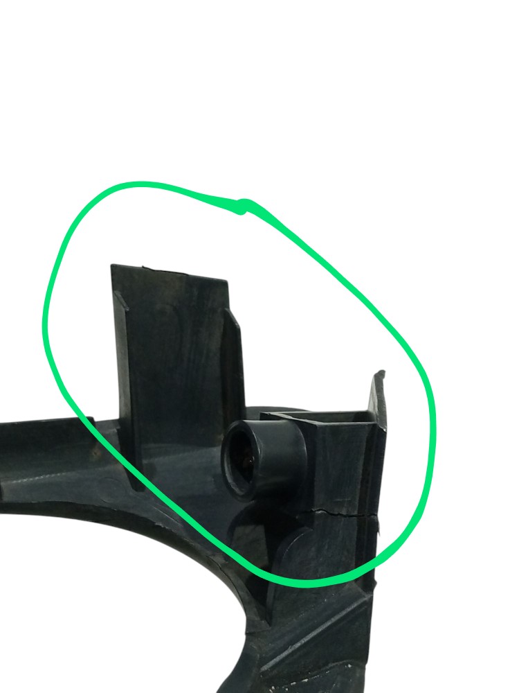 Moldura Farolete Esquerdo Honda Civic 01 A 06 Com Detalhes - Imagem 5