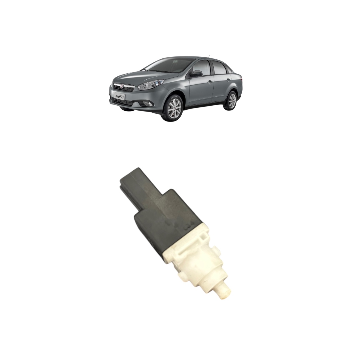 Interruptor Pedal Freio Fiat Gran Siena/Palio 2017 Original - Imagem 1