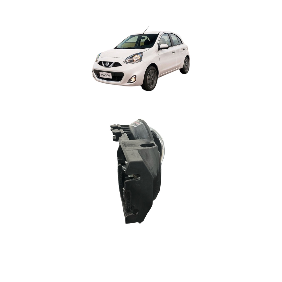 Maçaneta Interna Dianteira Esquerda Nissan March/Versa 2015