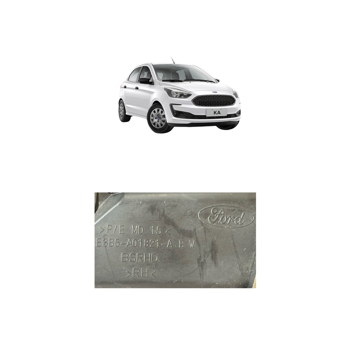 Difusor De Ar Lado Esquerdo Ford Ka 2018 E3b5a01821a Origi