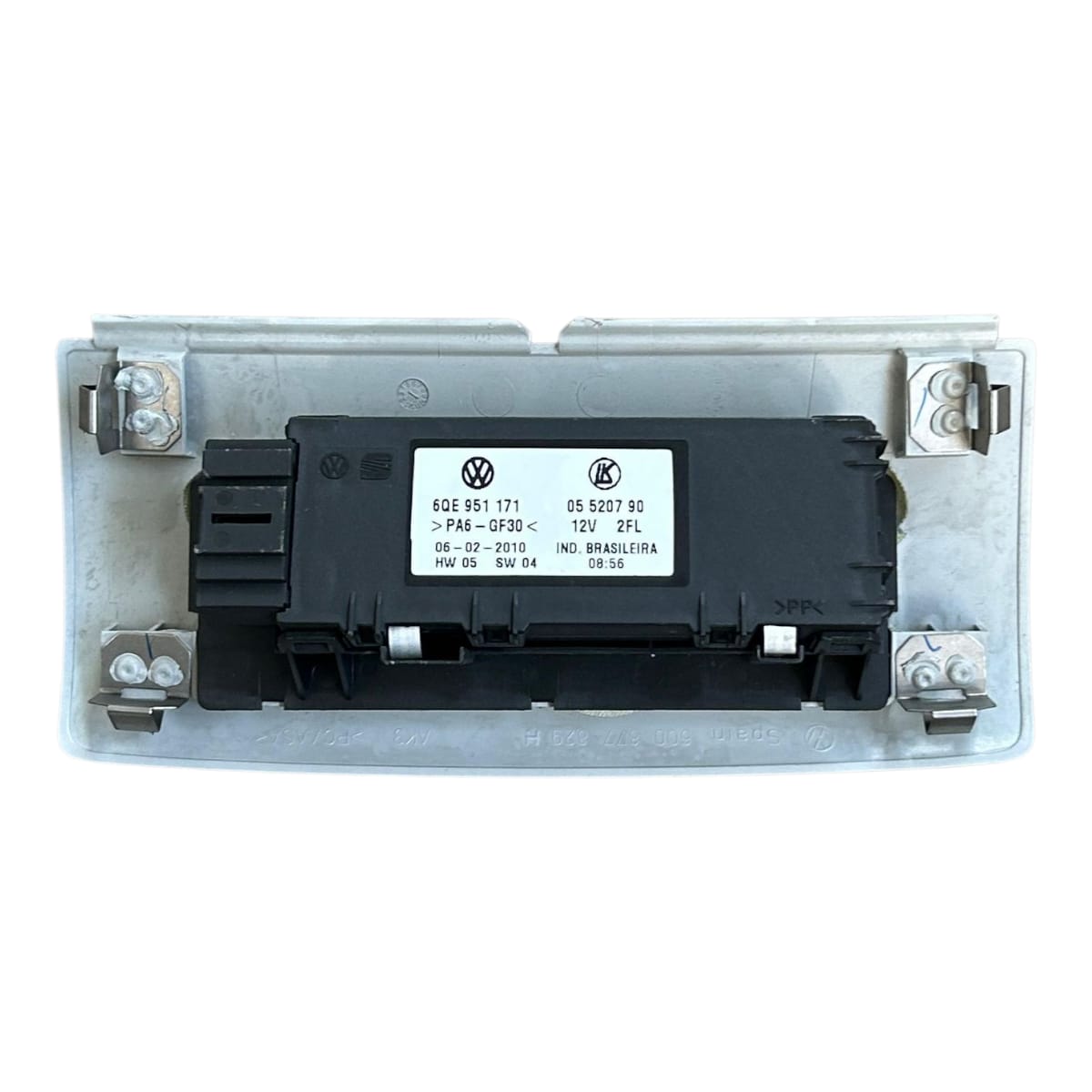 Sensor Ultrasônico Alarme Polo 2007 2008 2014 Branco - Imagem 6
