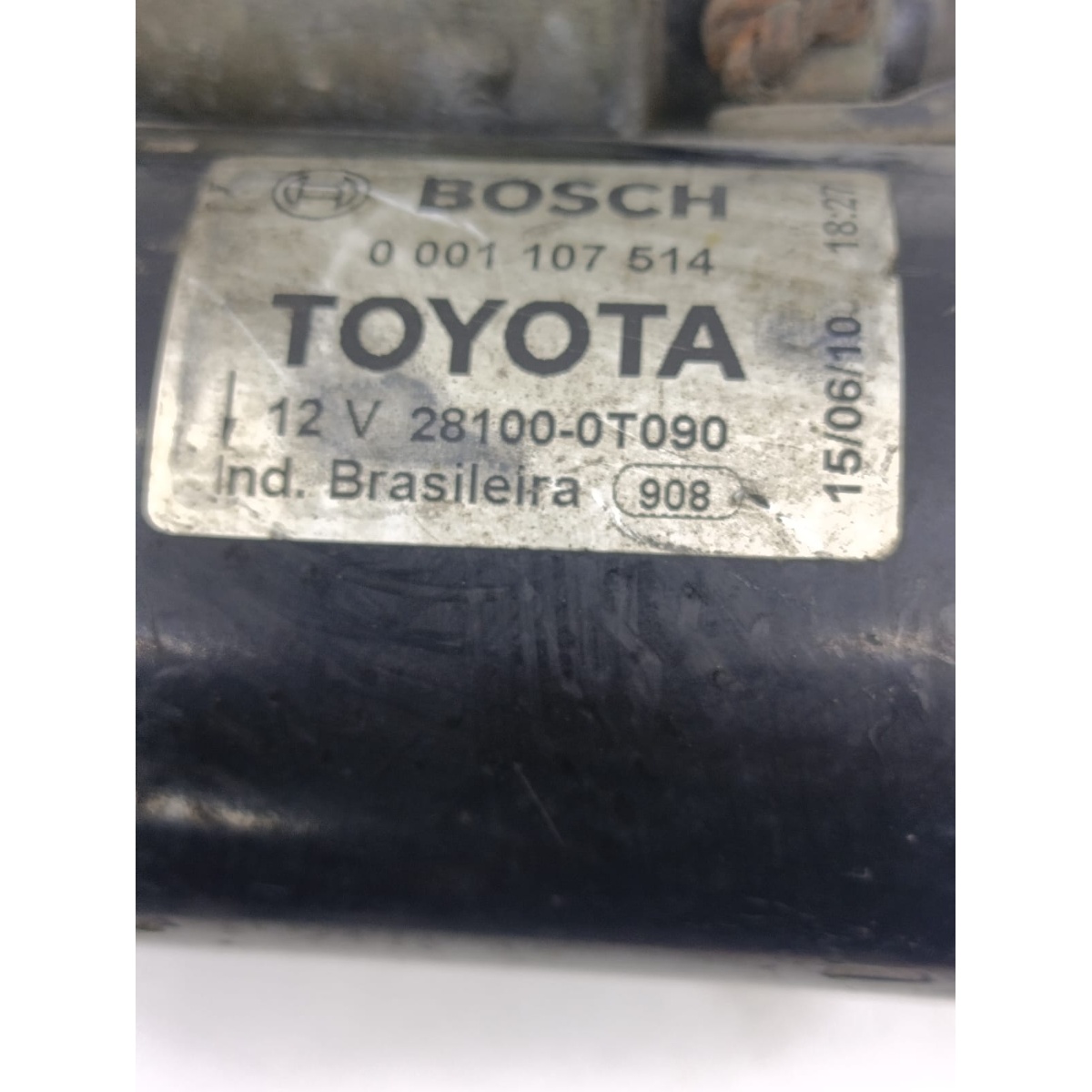 Motor Arranque Bosch Corolla 1.8 2.0 Xei 2015 2016 2017 2018 - Imagem 5