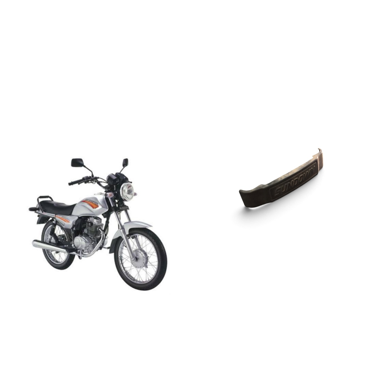 Emblema Frontal Sundown Hunter Max 100cc Usado Preto