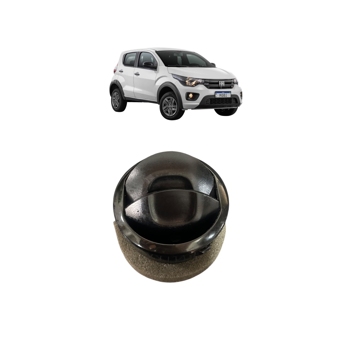 Difusor Saída De Ar Lateral Fiat Mobi 2015 A 2022 - Imagem 5