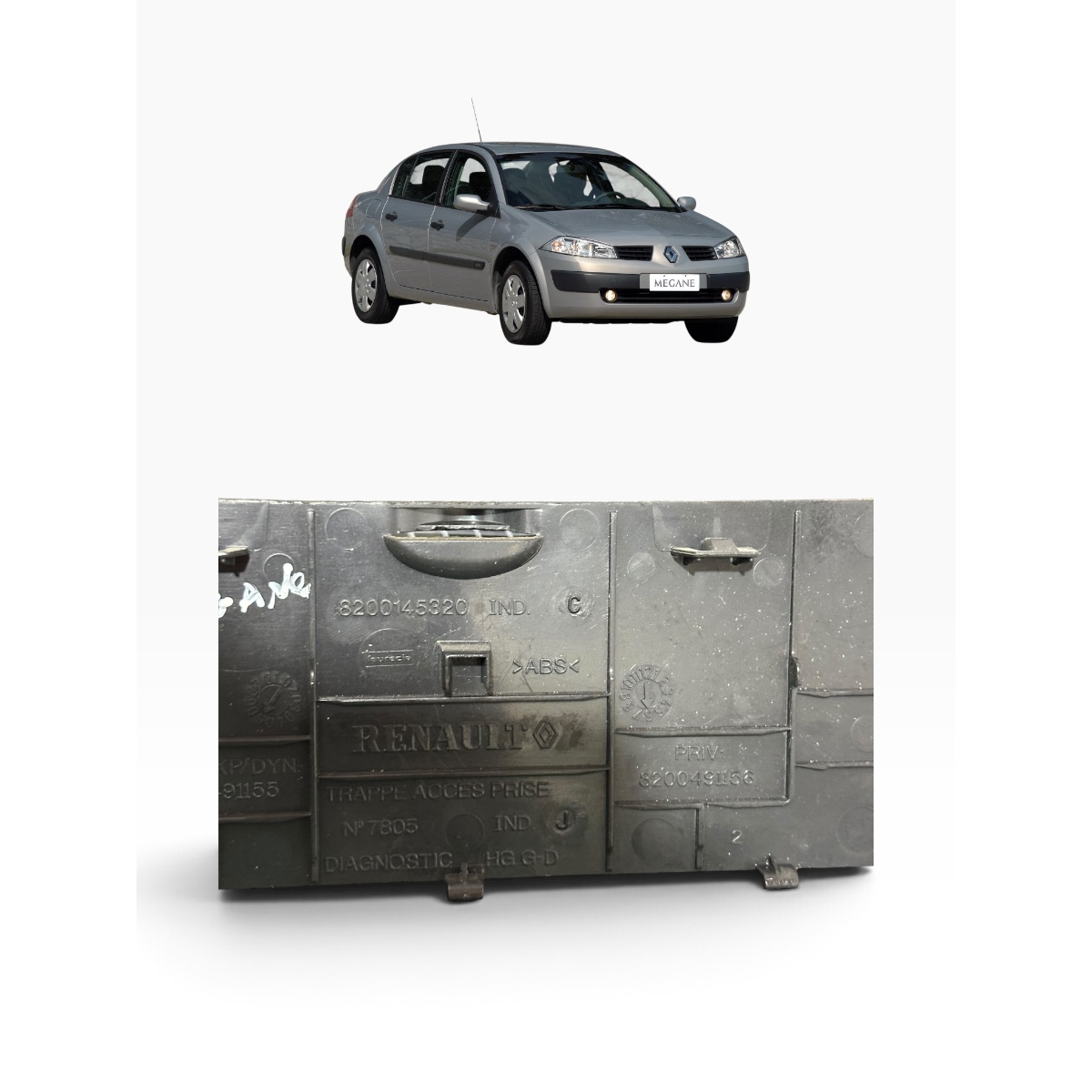 Tampa Caixa De Fusivel Renault Megane 8200145320 - Imagem 3