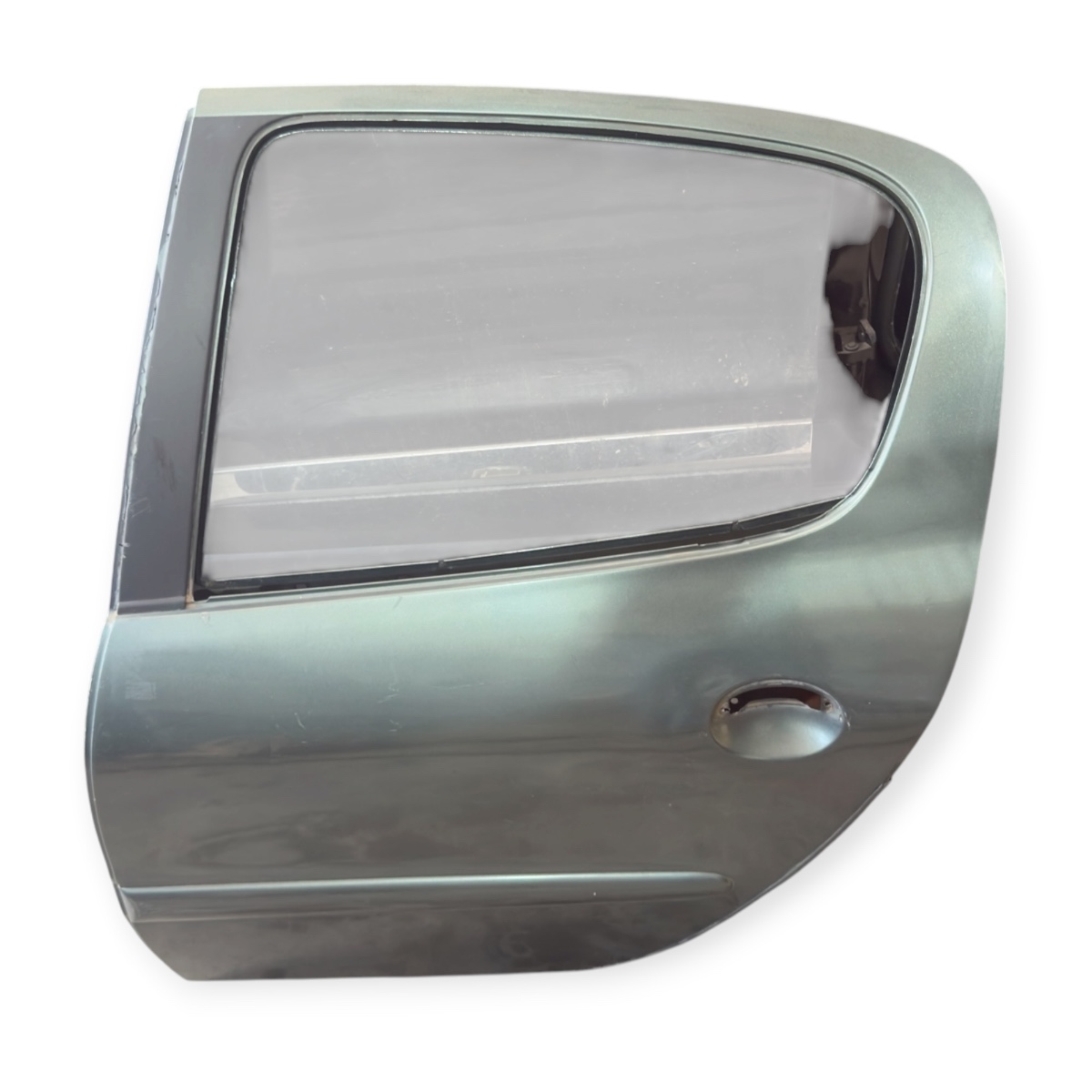 Porta Traseira Esquerda Peugeot 207 Sedan 2008/2014 Dianteira Esquerda Verde - Imagem 4