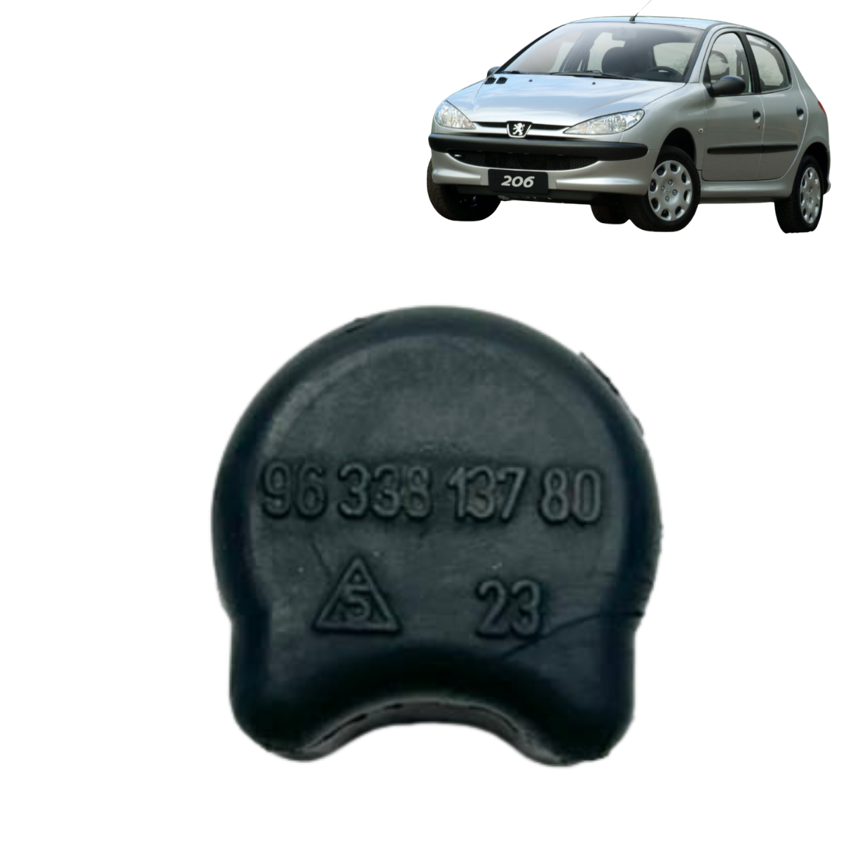 Borracha De Fixação Do Condensador Peugeot 206 1.4 2007 2008