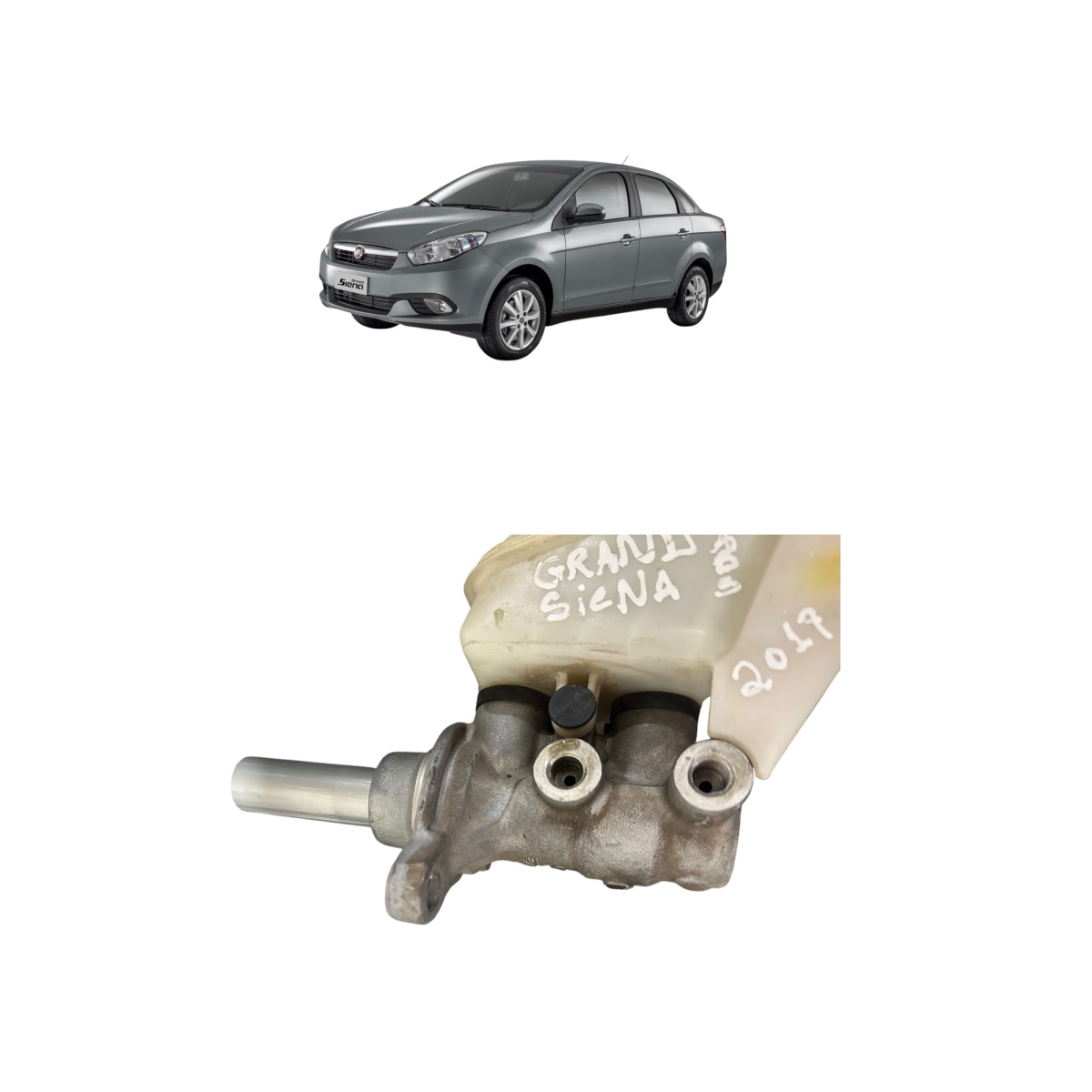 Cilindro Mestre Com ABS e Reservatorio Fiat Grand Siena 1.4 - Imagem 5