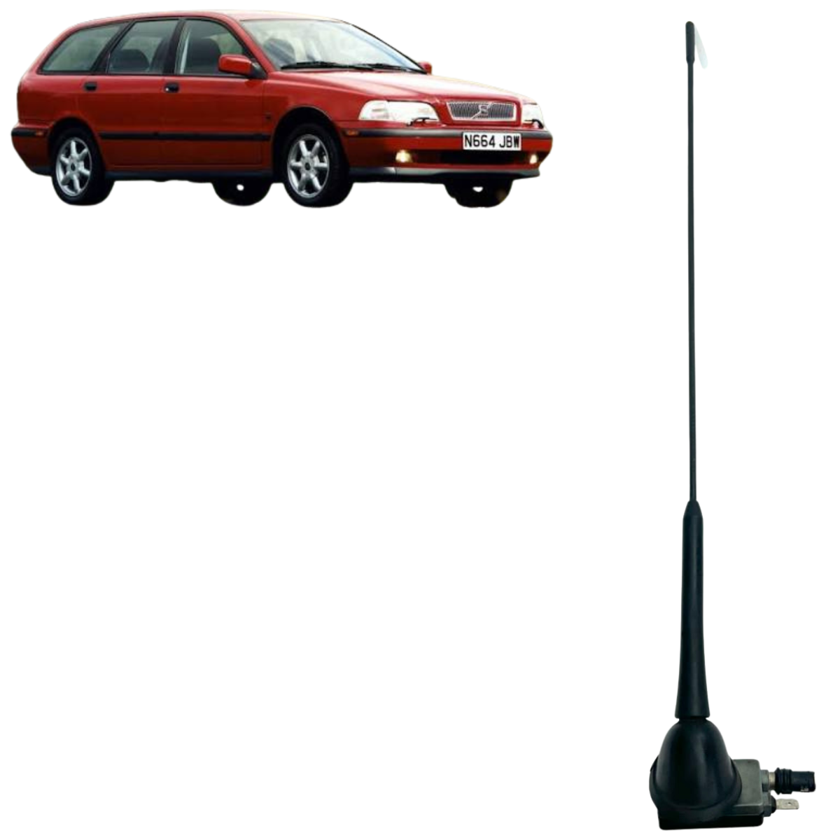 Antena De Teto Volvo V40 S40 1995 a 2000 Original