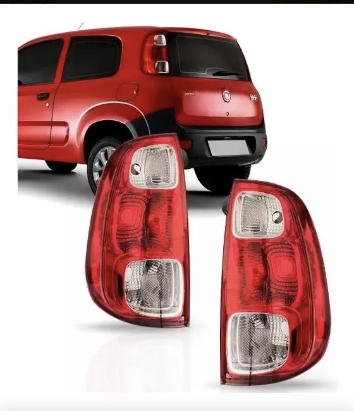 Lanterna Traseira Fiat Uno 10 2011 2012 2013 2014 2015 - Imagem 1