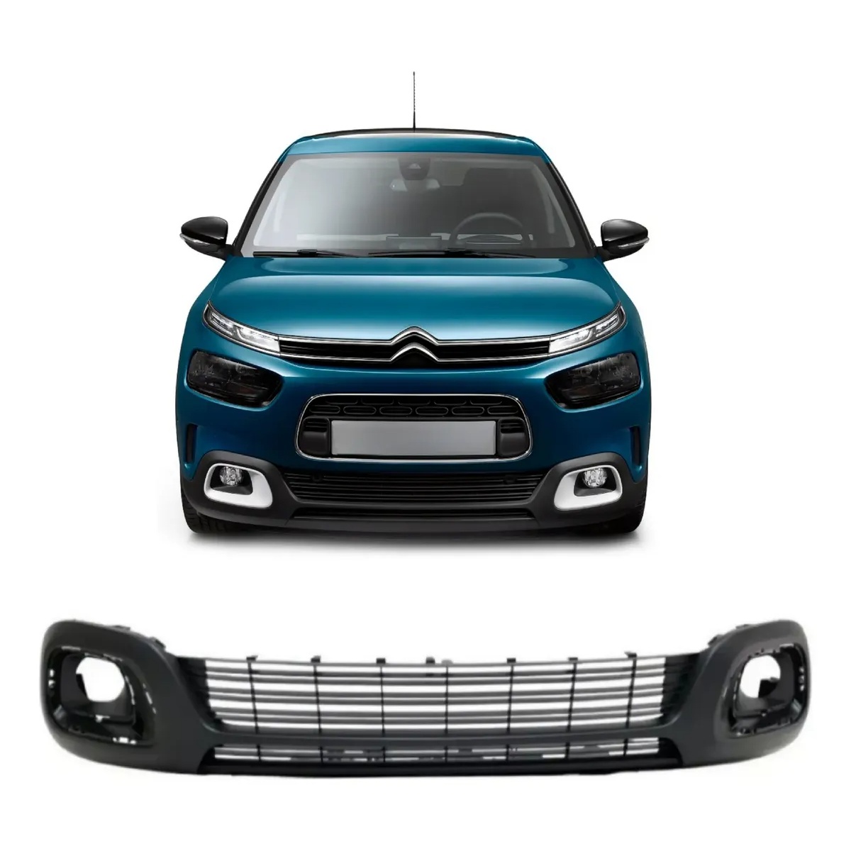 Spoiler Grade Parachoque Dianteiro C4 Cactus 2019 A 2023