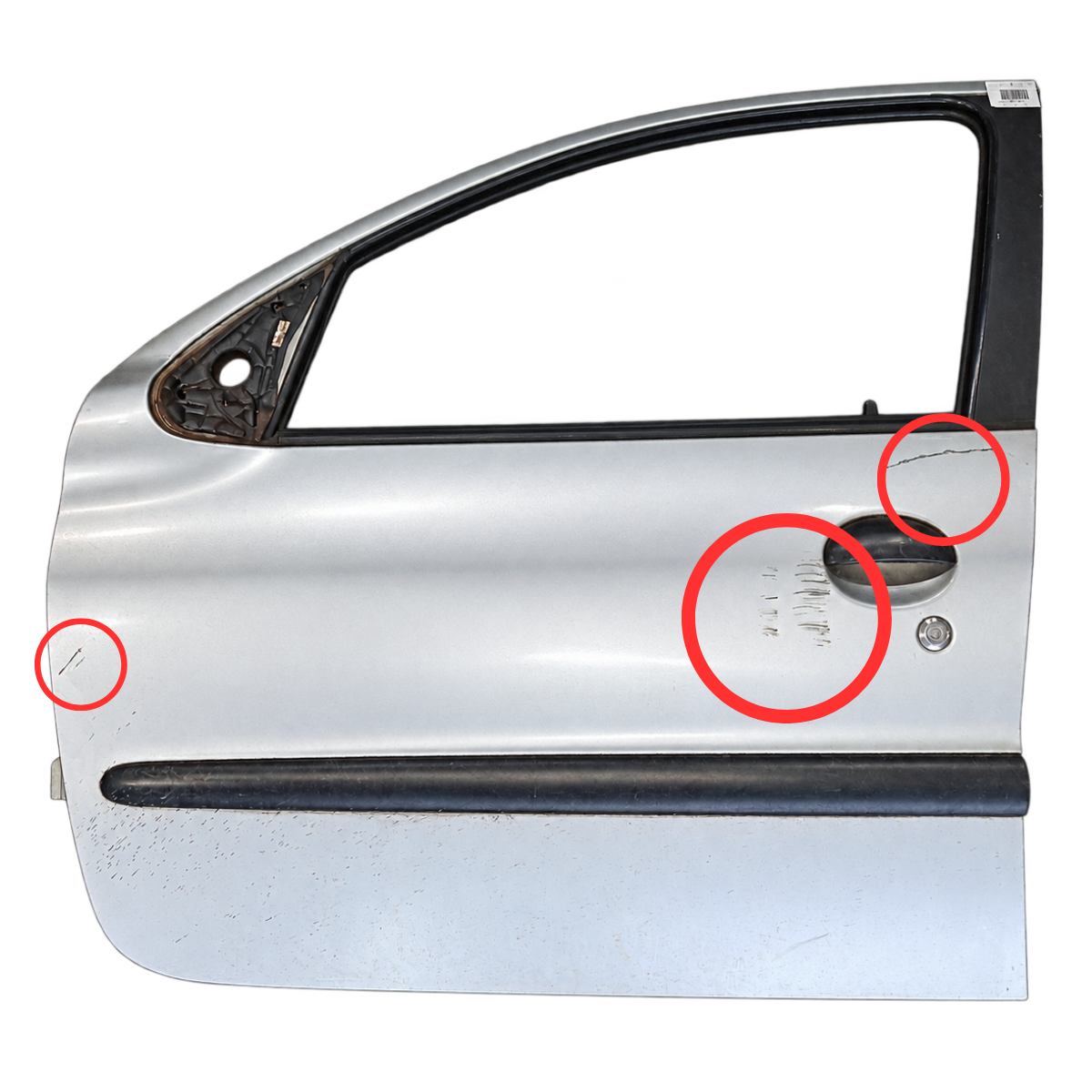 Porta Peugeot 207 2010/2011 Dianteira Esquerda Prata - Imagem 5