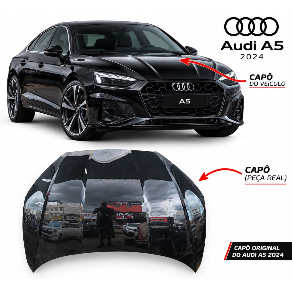 Capo Dianteiro Audi A5 B9 2017 a 2025 ORIGINAL recondicionad