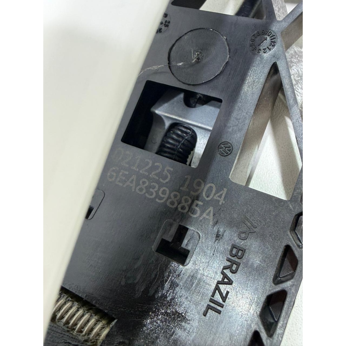 Maçaneta Externa Traseira Esquerda Vw Nivus 2025 6ea839885a Branco Traseira - Imagem 6